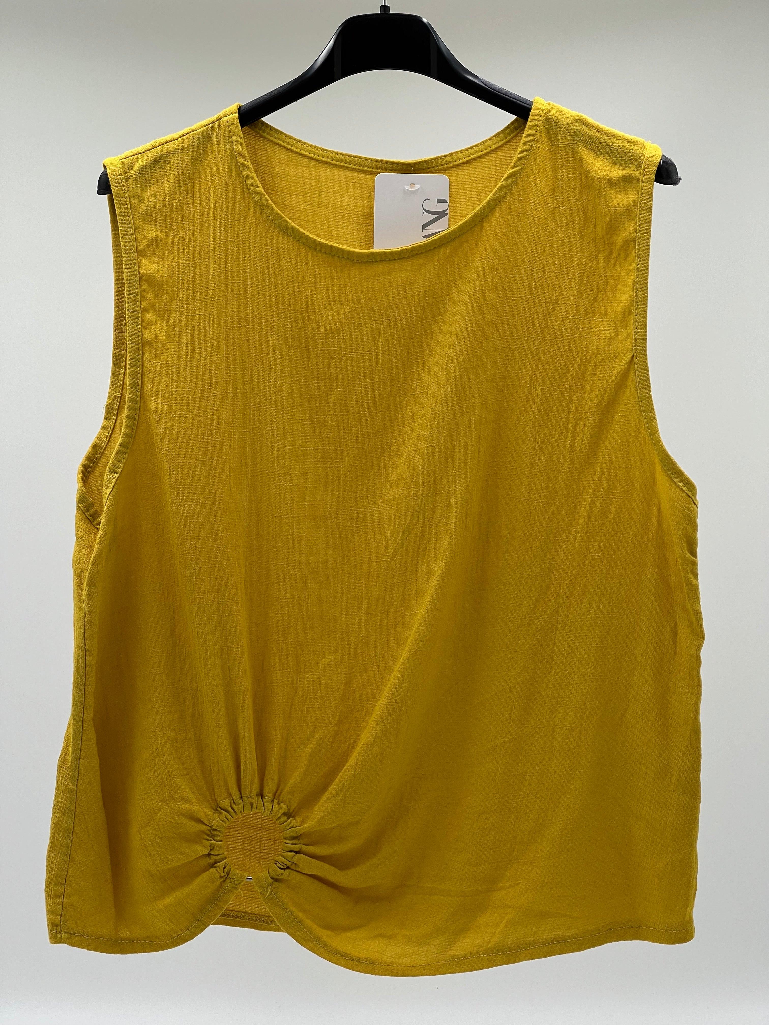 Blusa sin manga