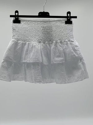 Falda pantalón corto blanca