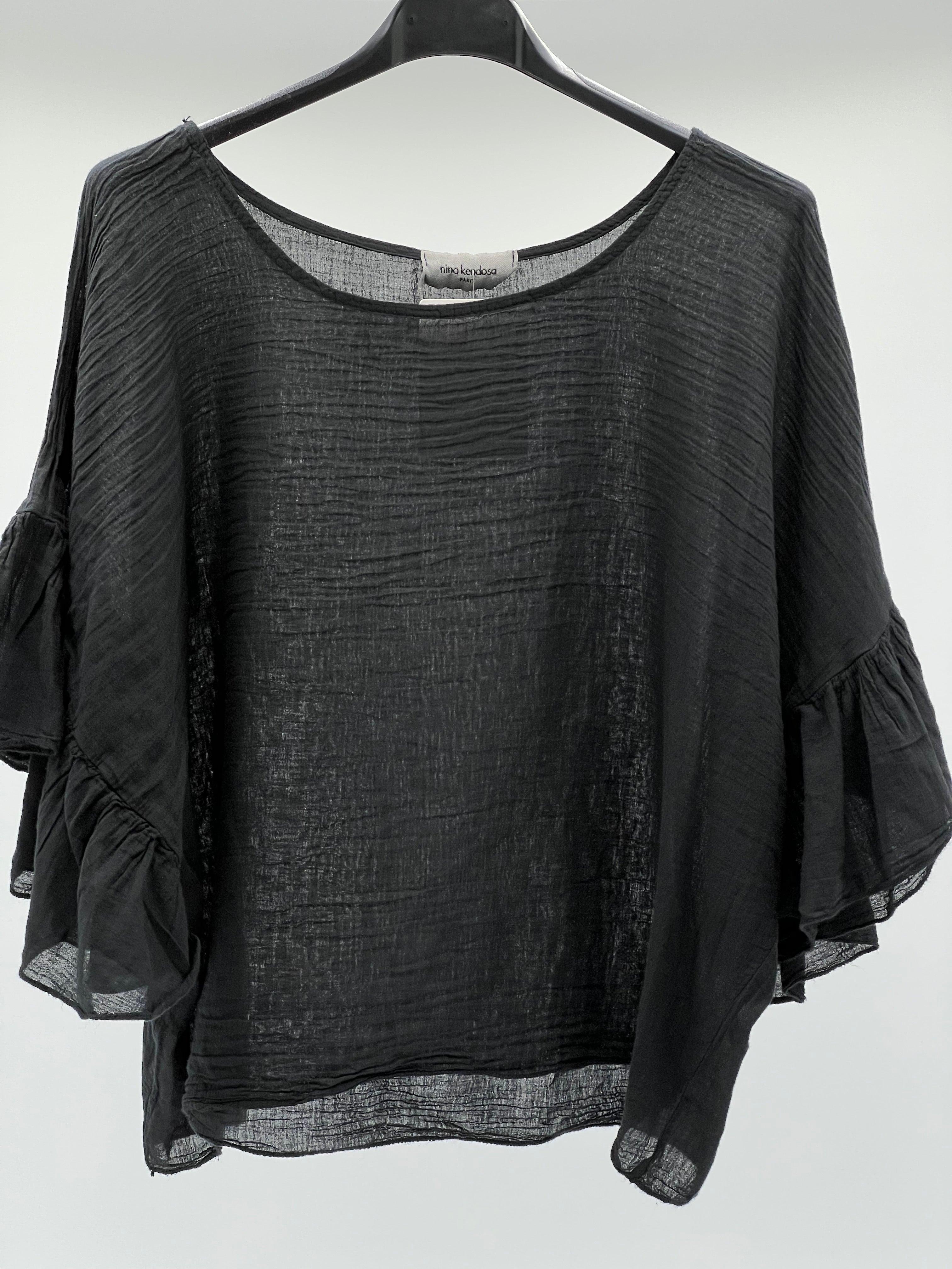 Blusa oversize fina