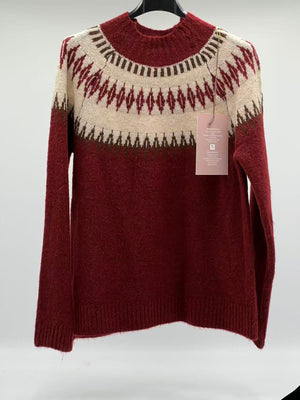 Jersey lana winter burdeos