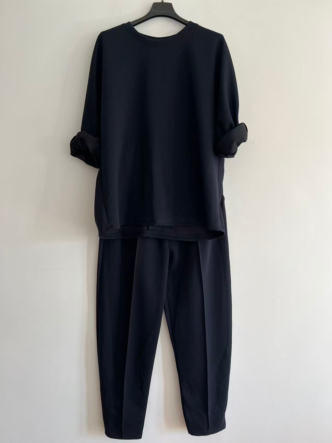 Conjunto chandal liso marino