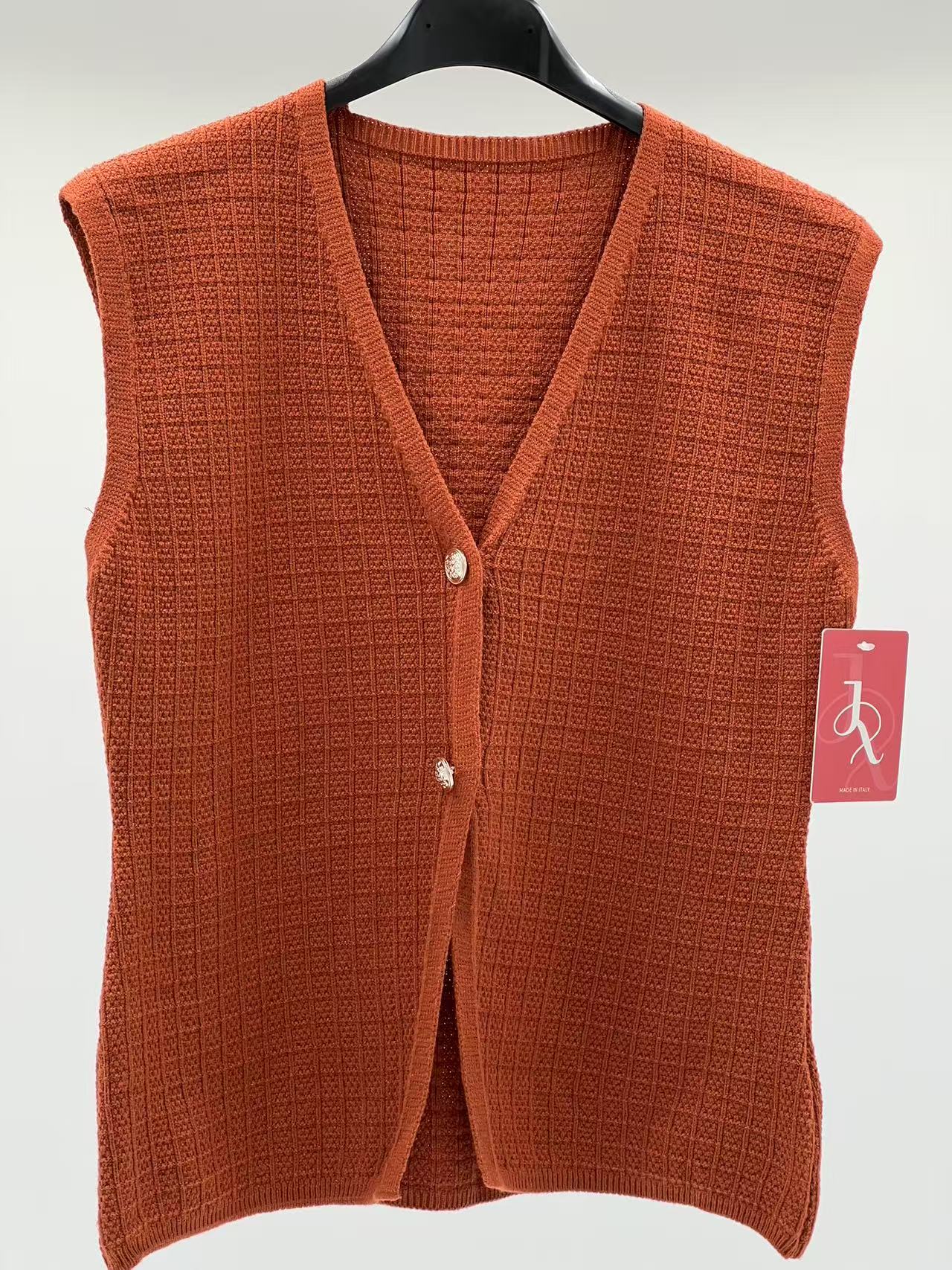 Jersey sin manga botones caldera