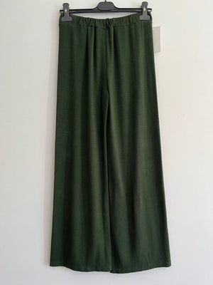 Pantalón punto básico verde botella