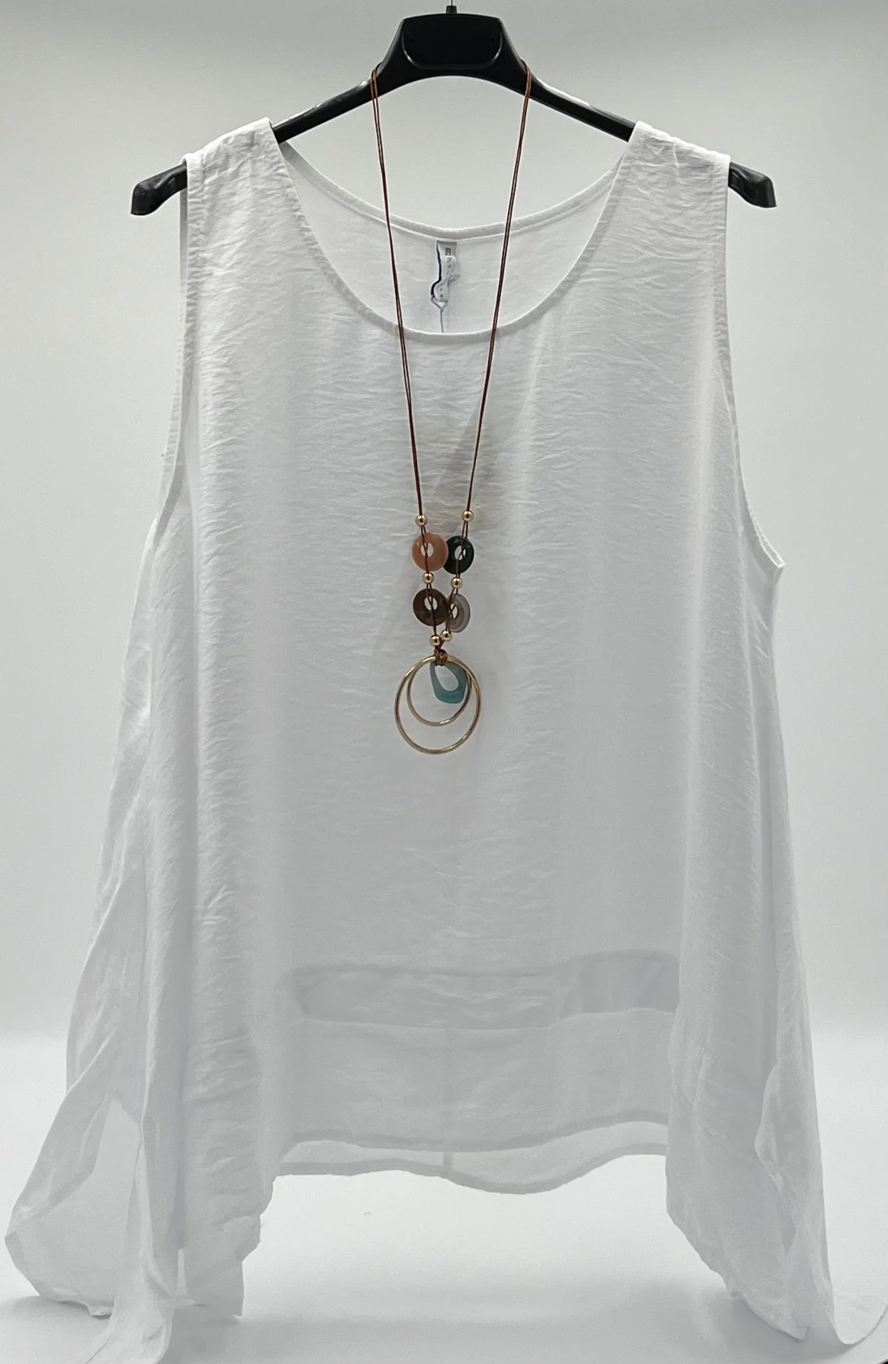 Blusa larga lateral