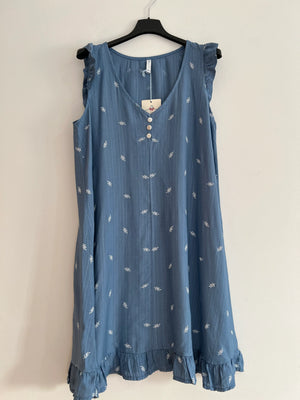 Vestido midi vaquero