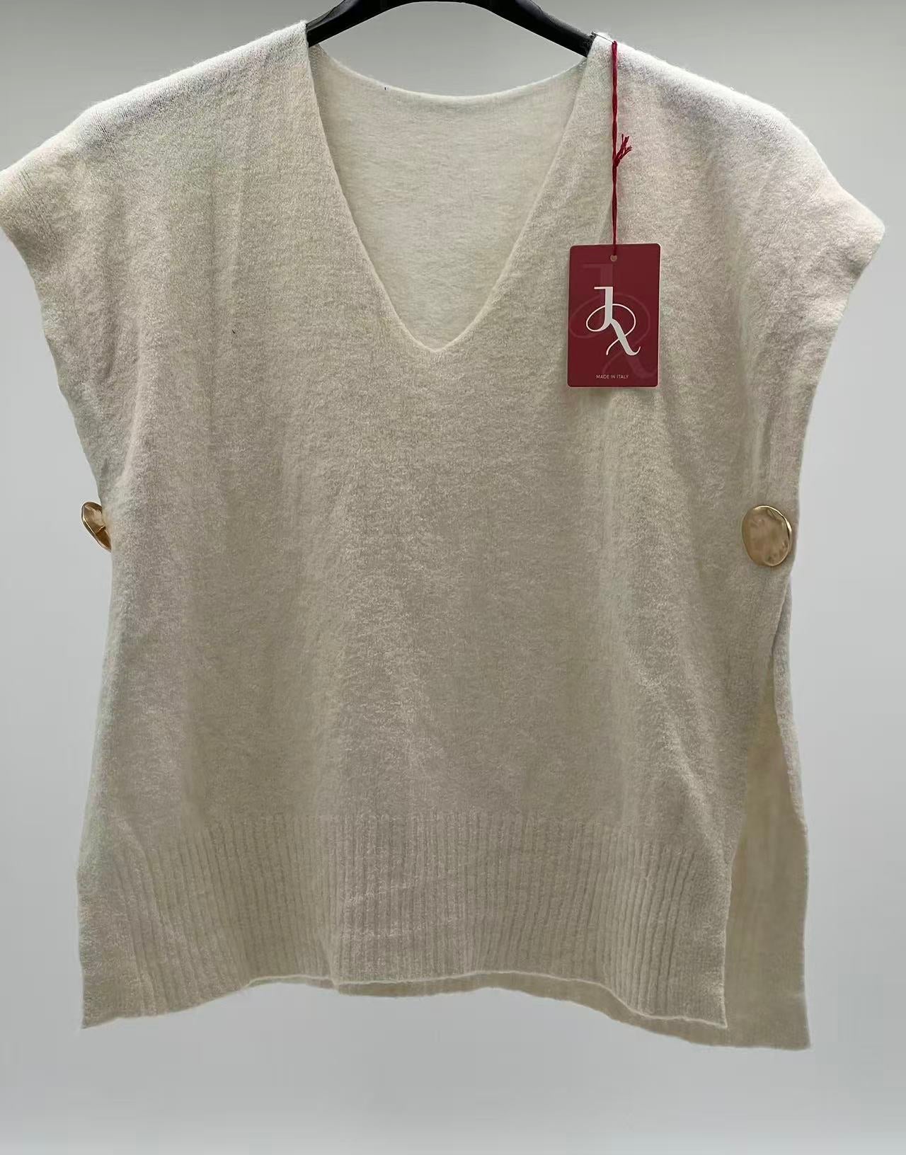 Jersey chaleco beige