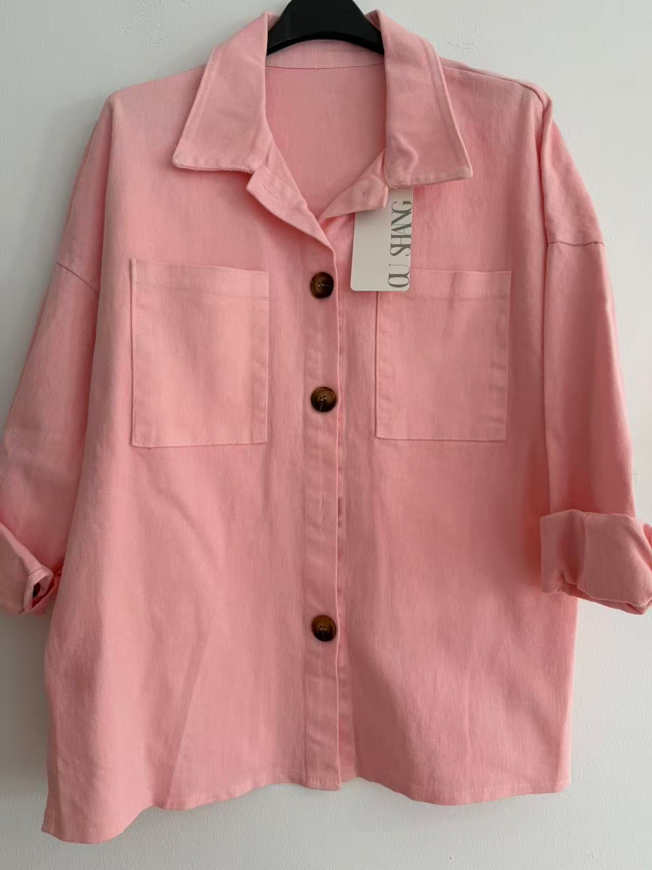 Chaqueta larga demin