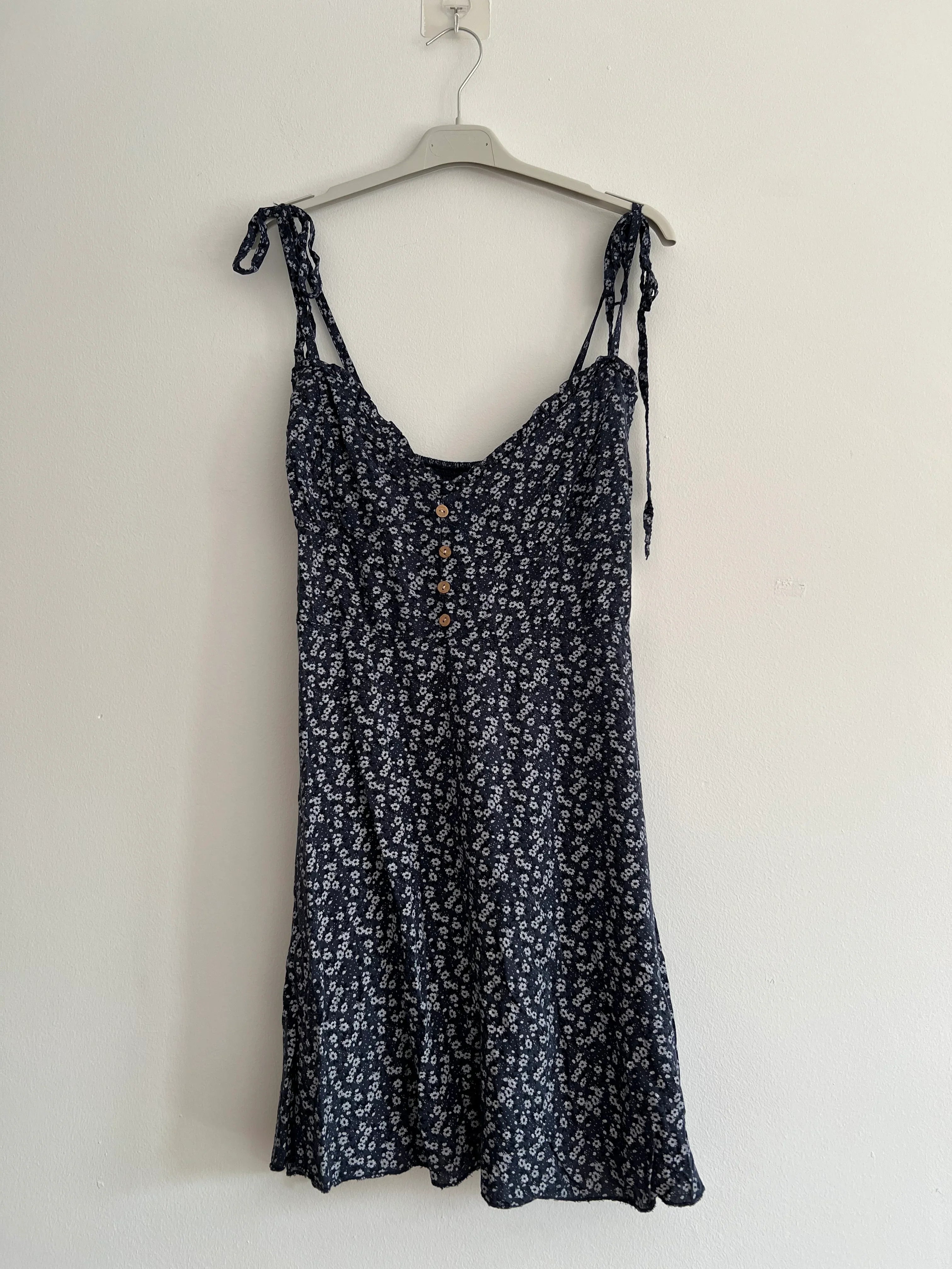 Vestido midi tirantes florecitas