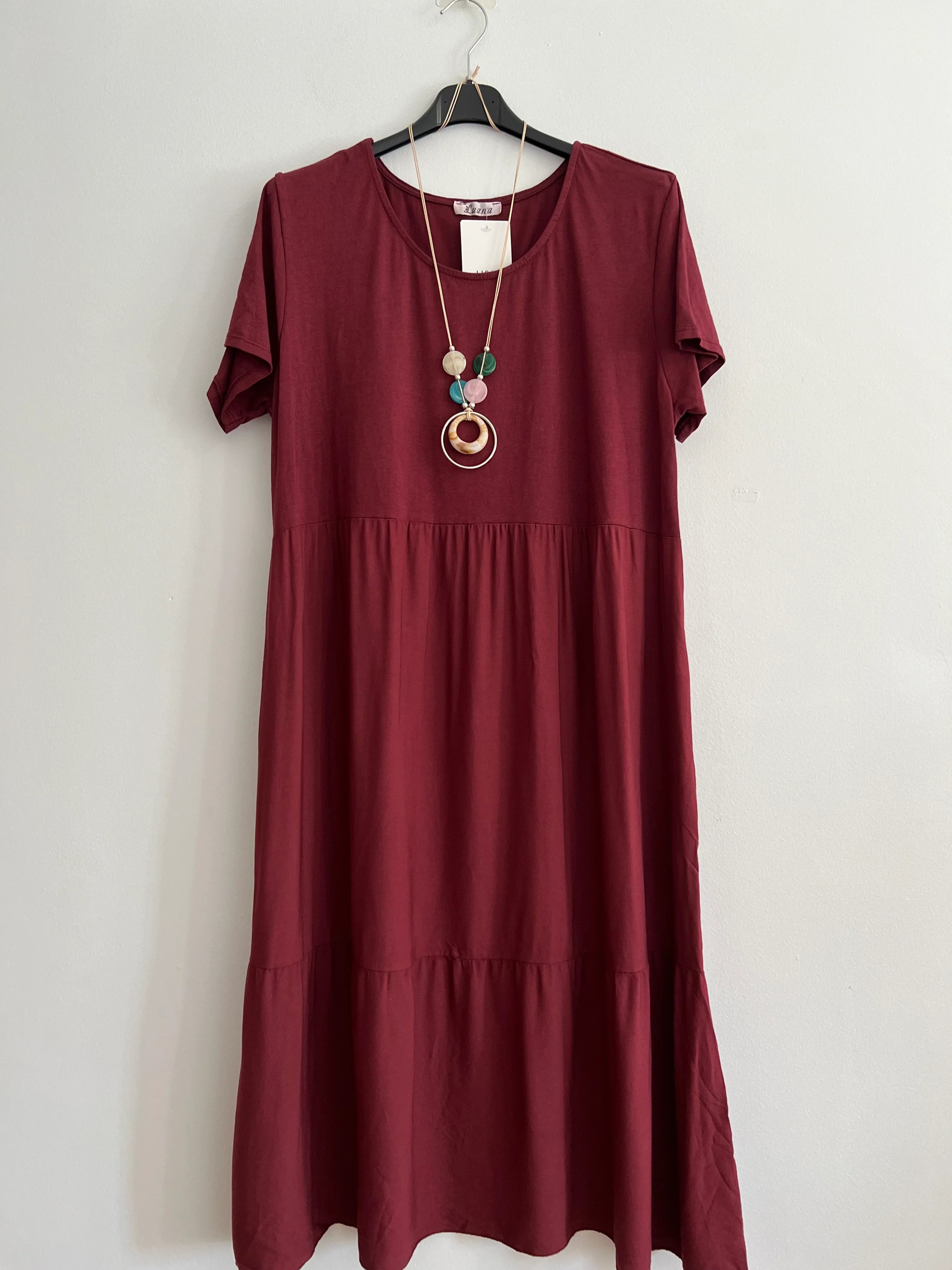 Vestido clásico básico largo