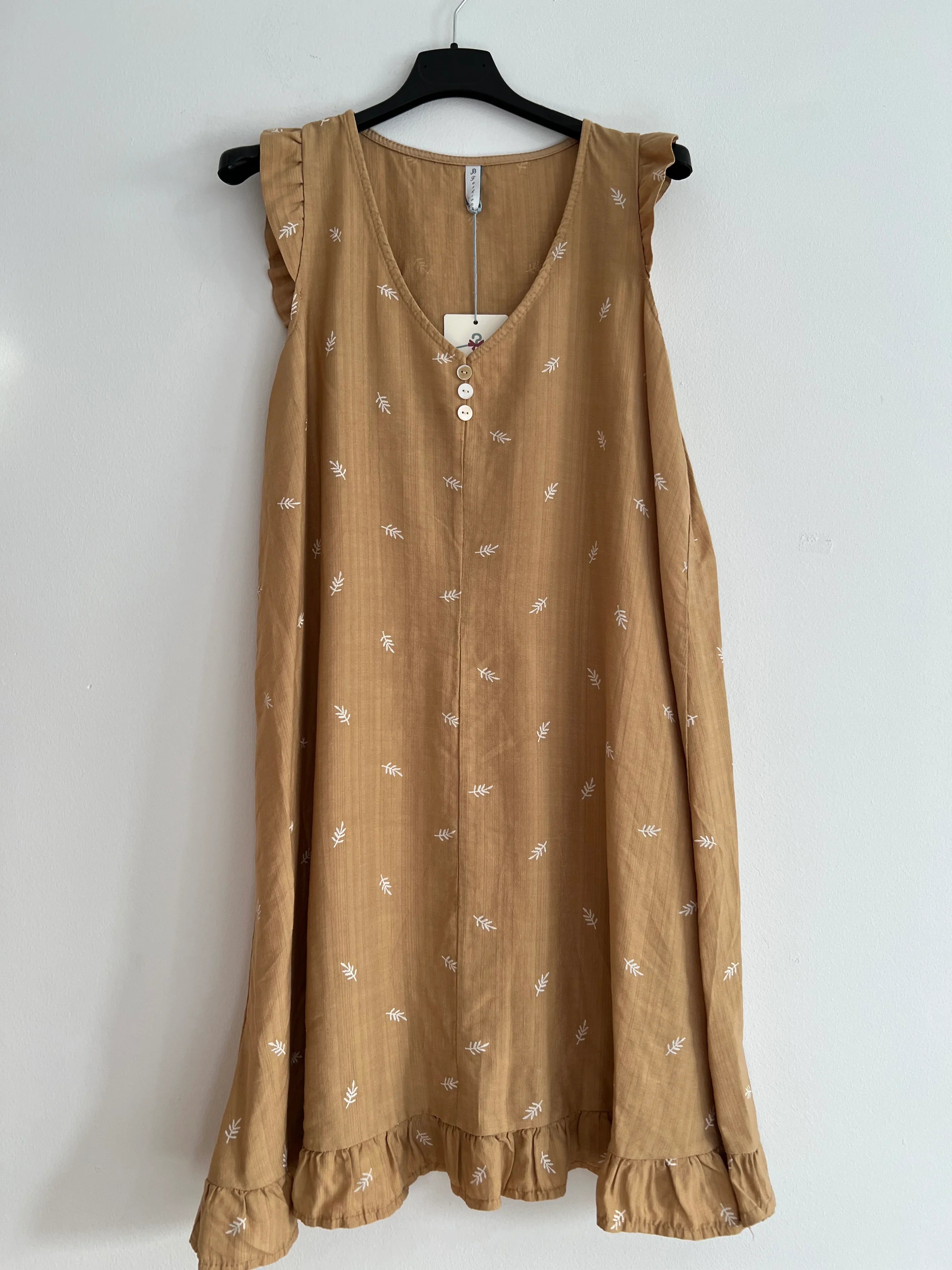Vestido midi carmel