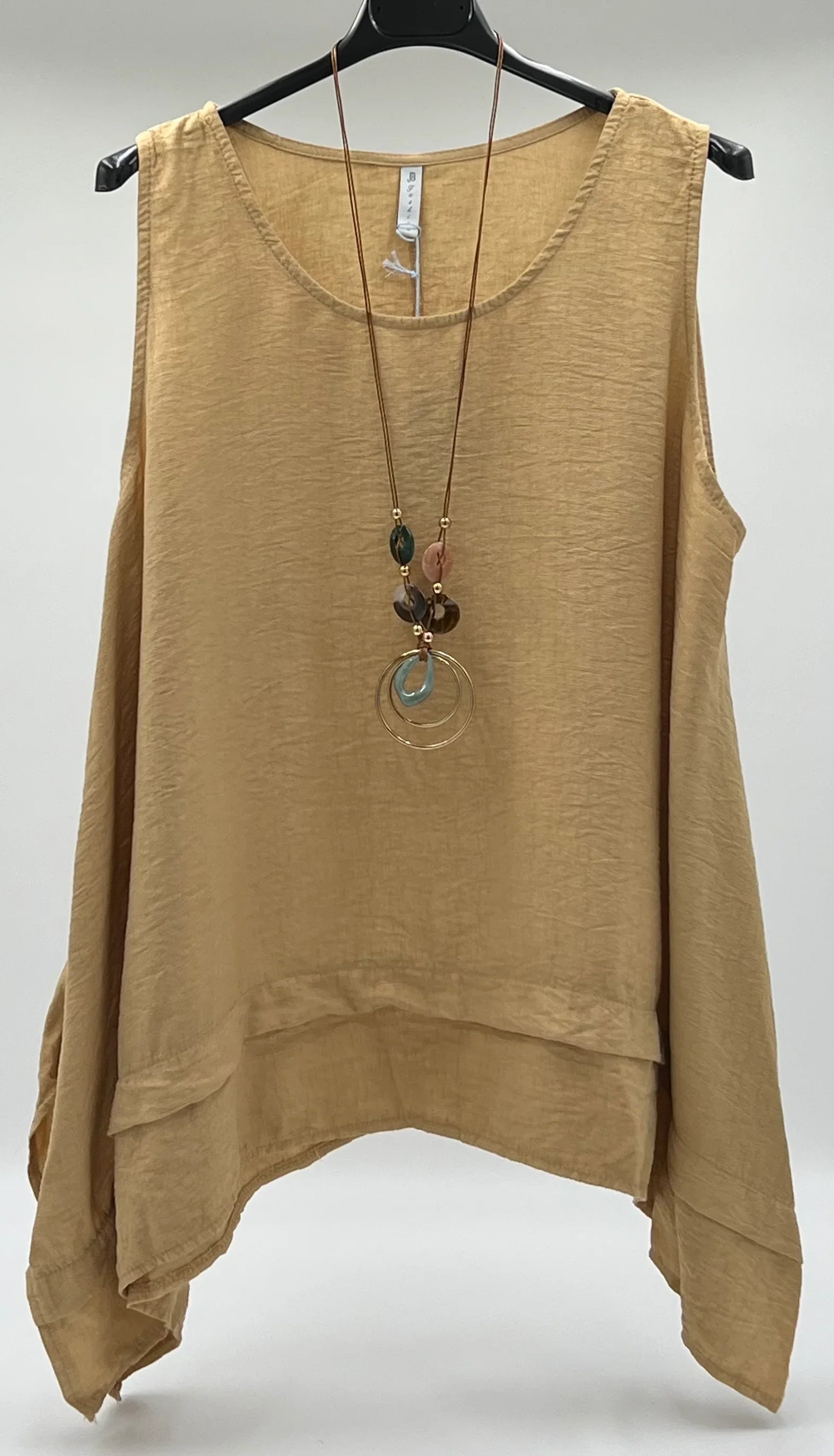 Blusa larga lateral
