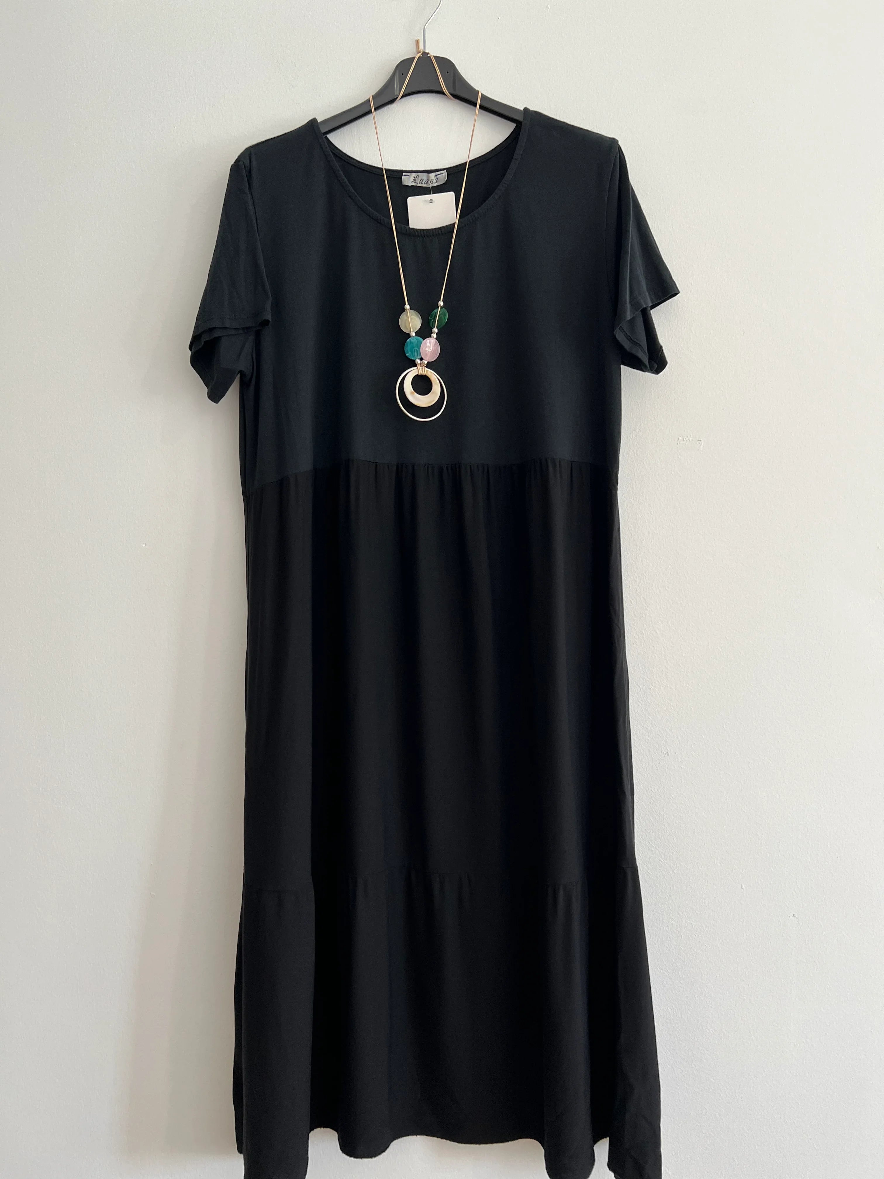 Vestido clásico básico largo