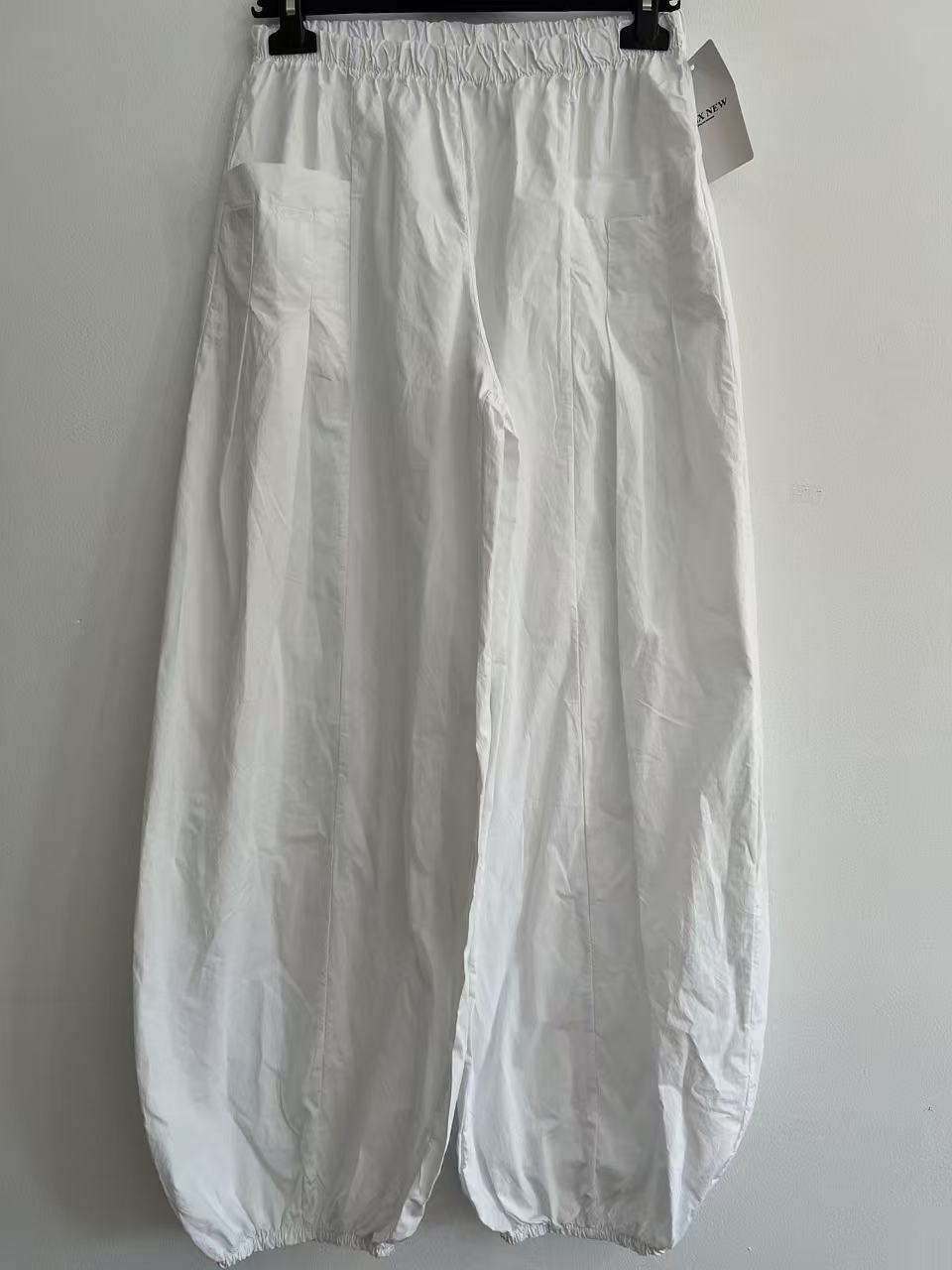 Pantalón Bombacho Jogger Ligero de Verano con Tobillo Elástico