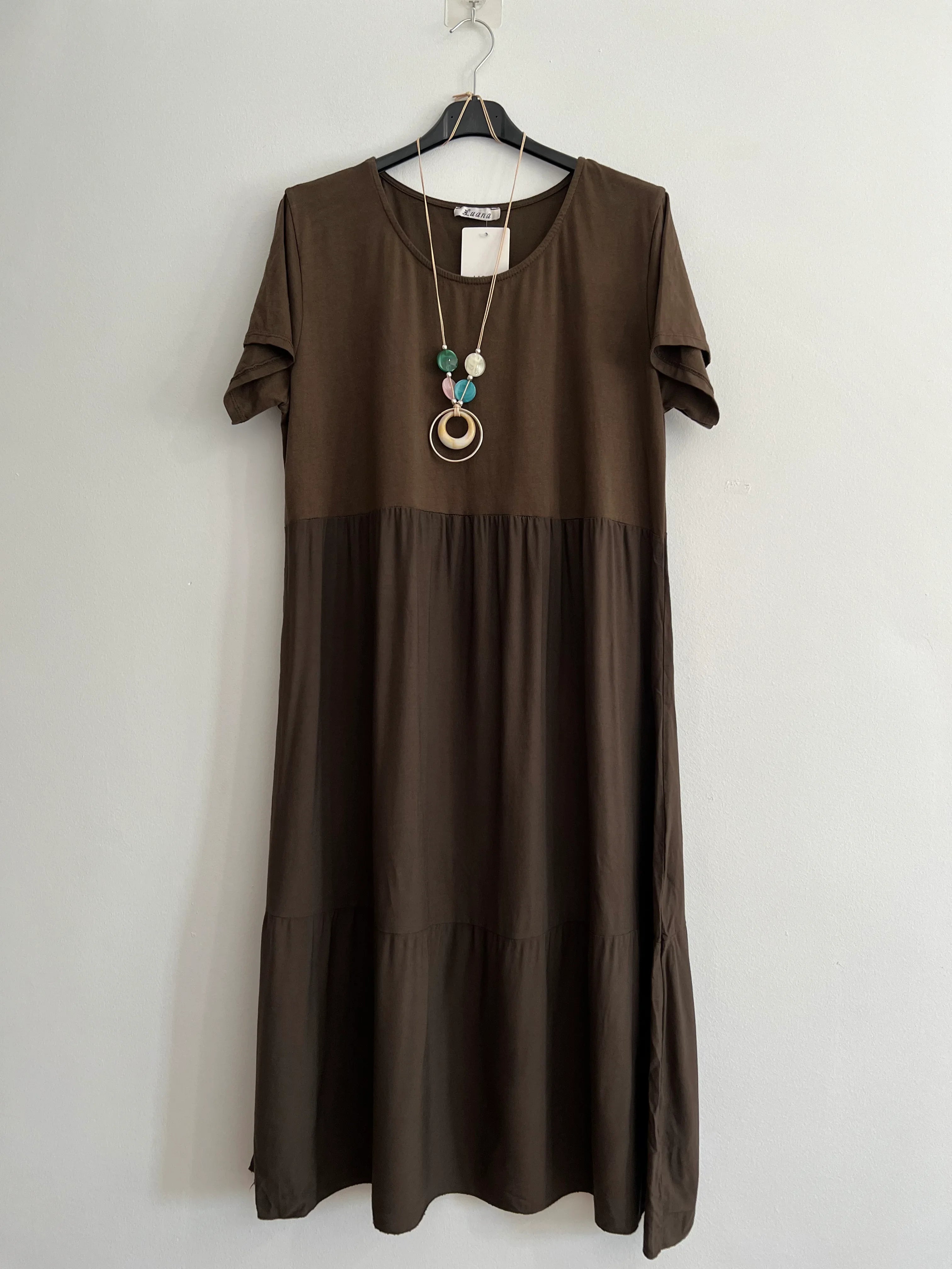 Vestido clásico básico largo