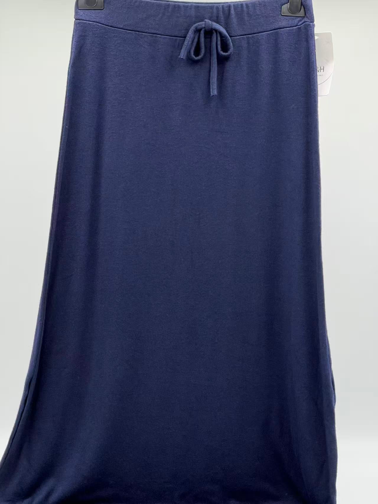 Falda larga punto marino