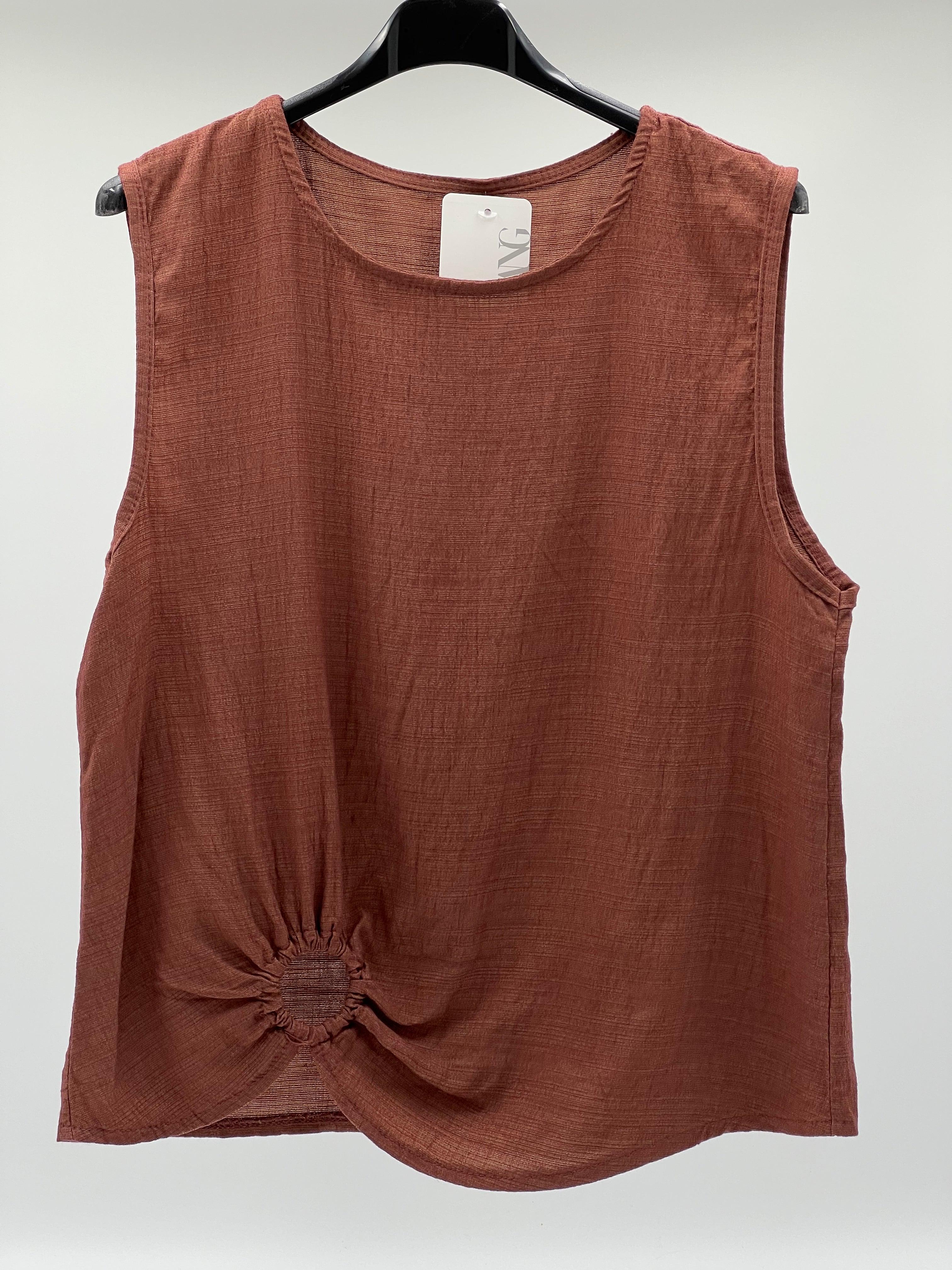 Blusa sin manga