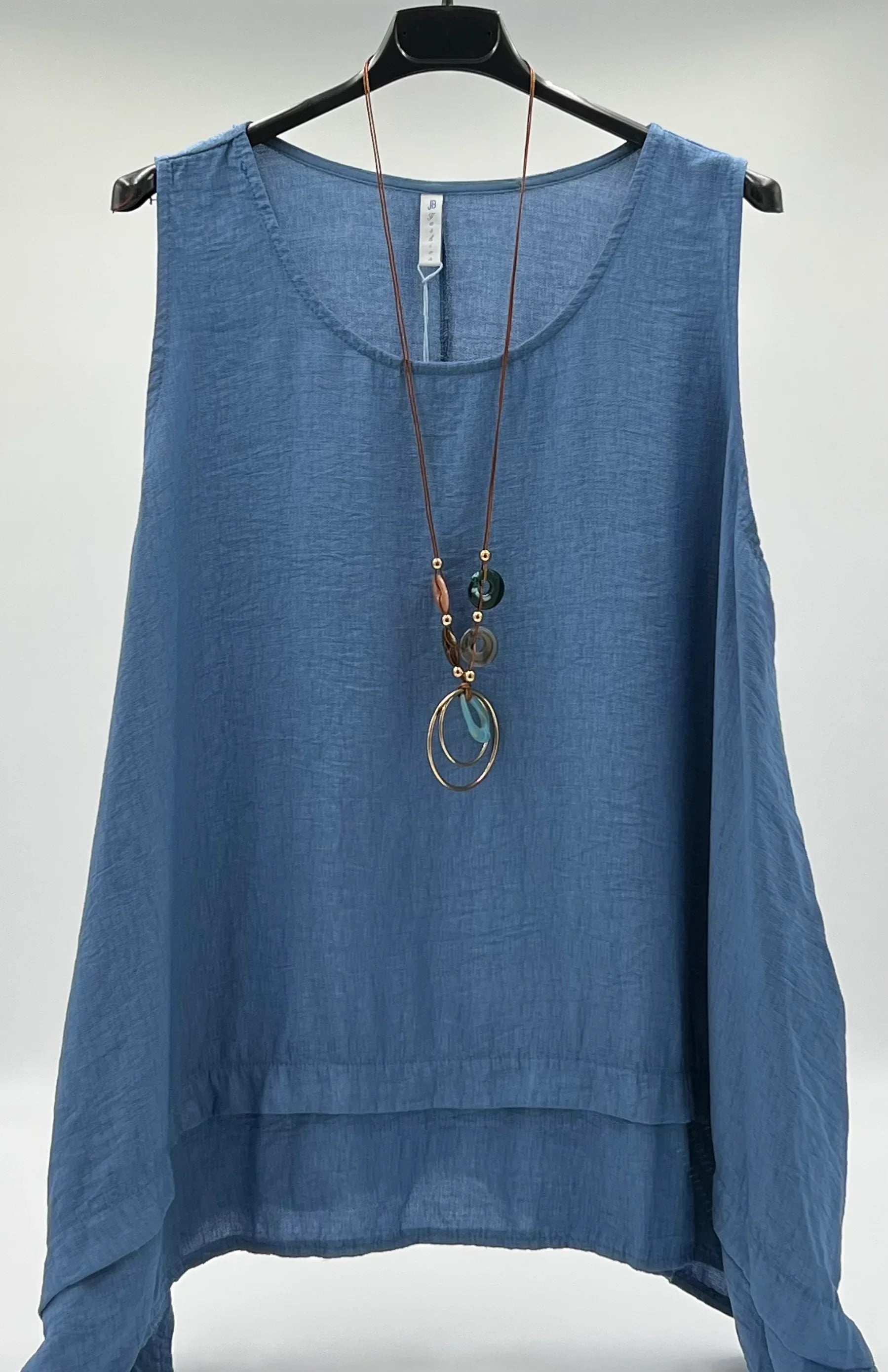 Blusa larga lateral