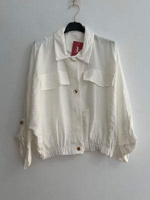 Camisa botones blanca