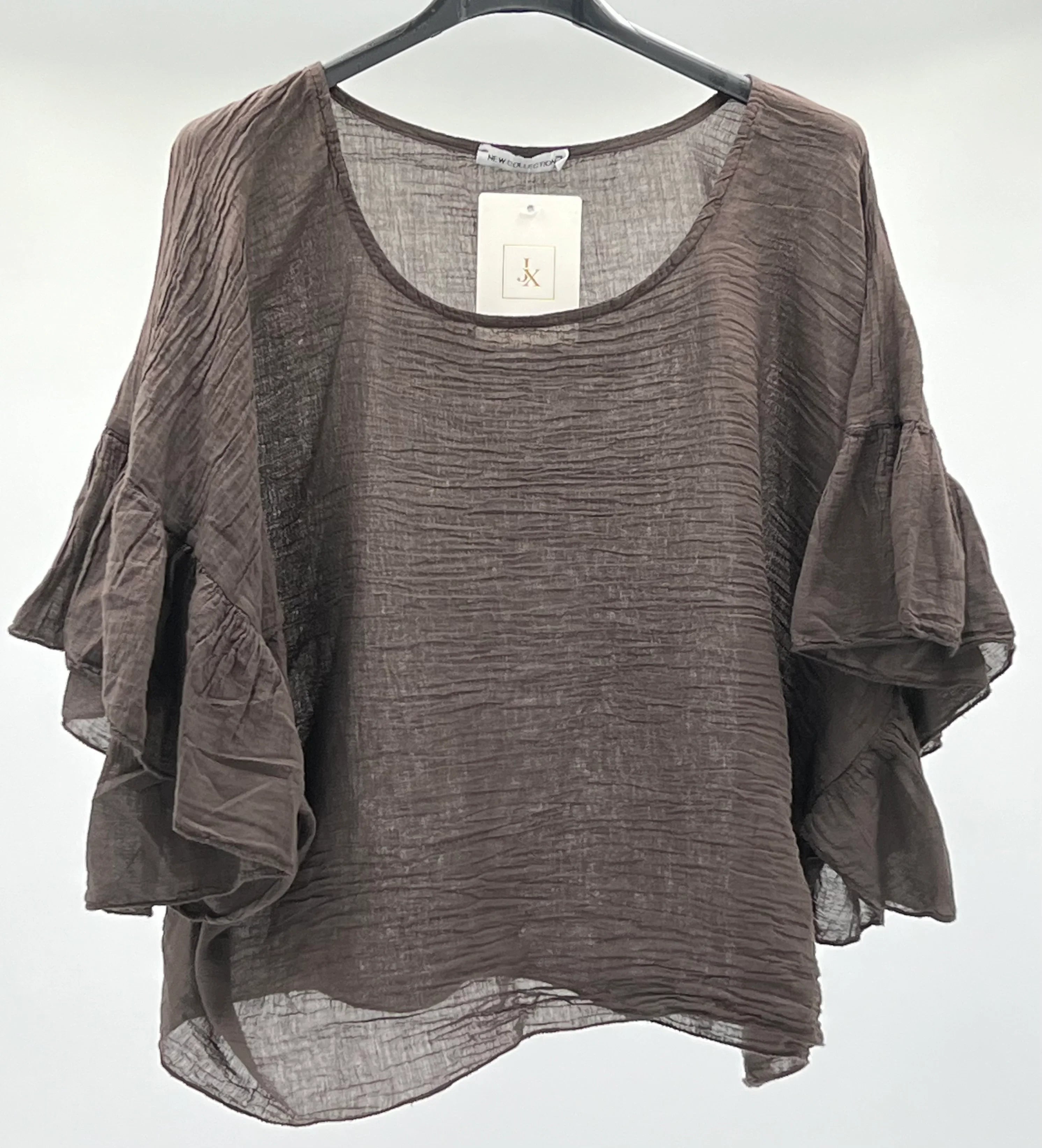 Blusa oversize fina