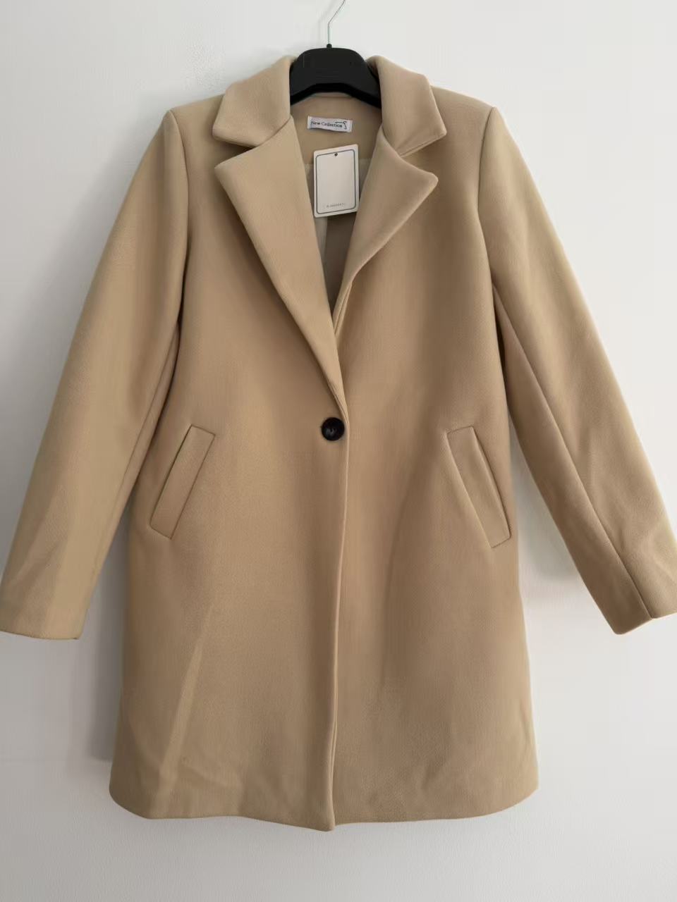 Abrigo midi boton bacto