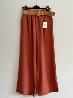 Pantalón largo coral