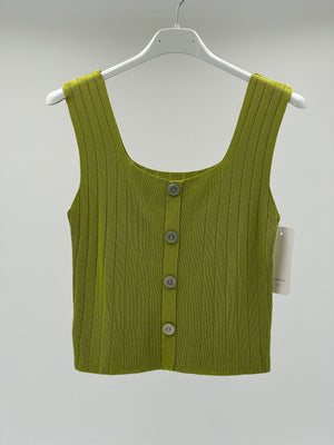Top tirantes verde pistacho