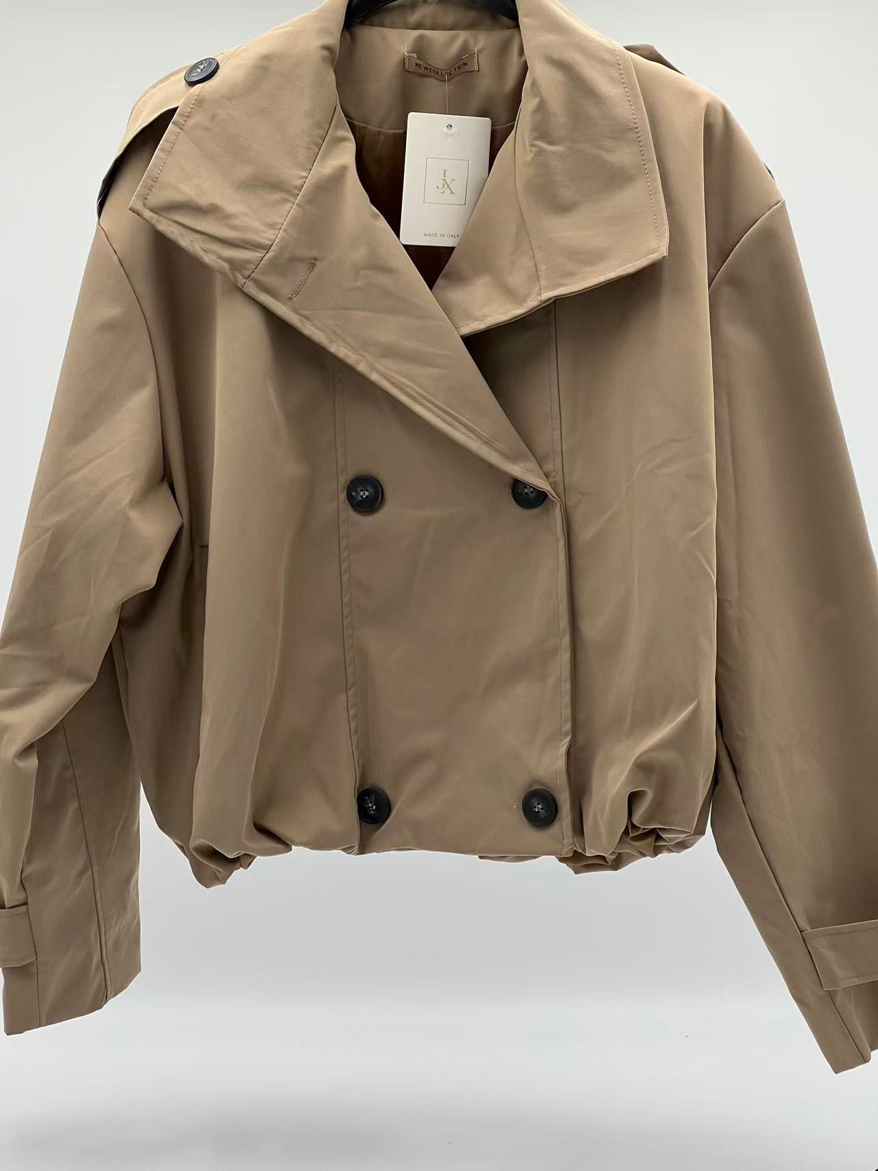 Bomber chaqueta corta camel