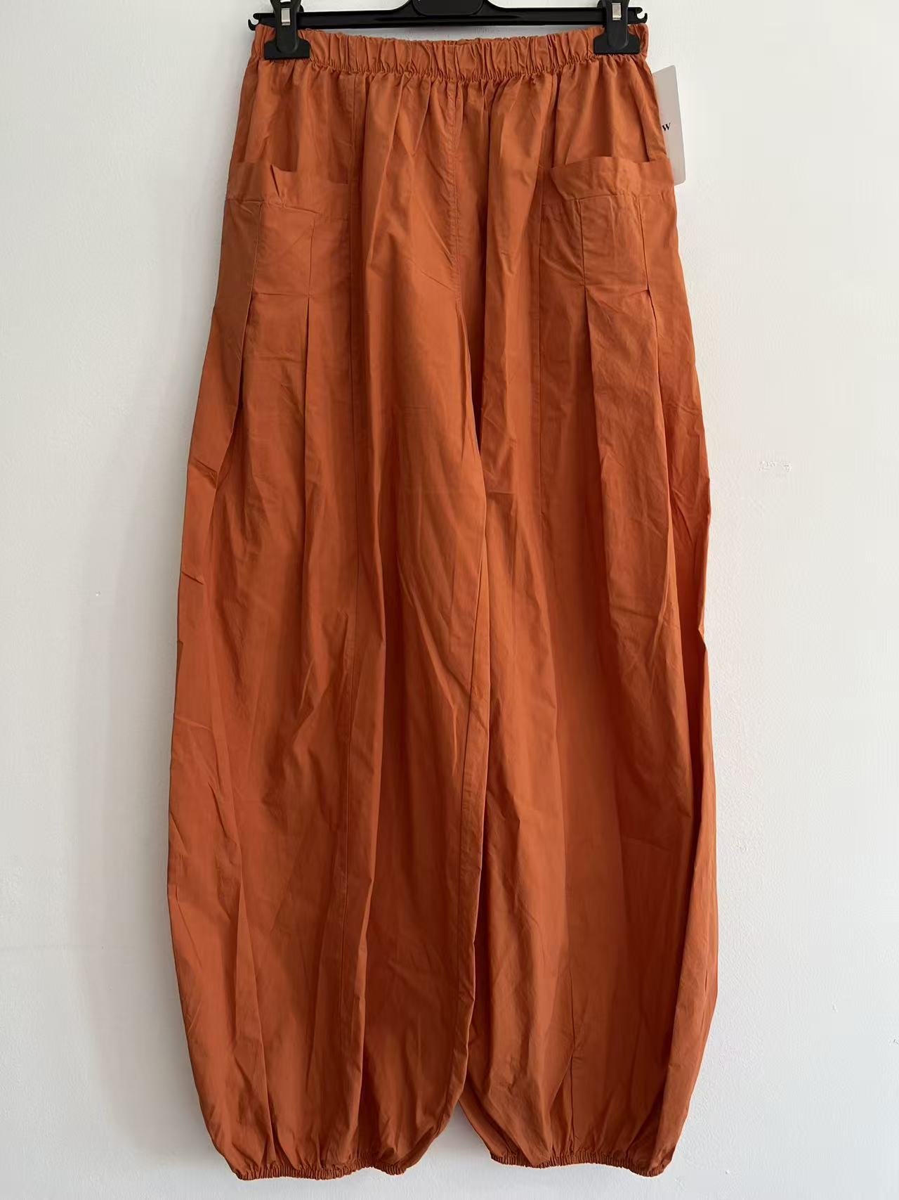 Pantalón Bombacho Jogger Ligero de Verano con Tobillo Elástico