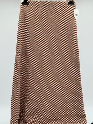 Falda cuadra larga caldera