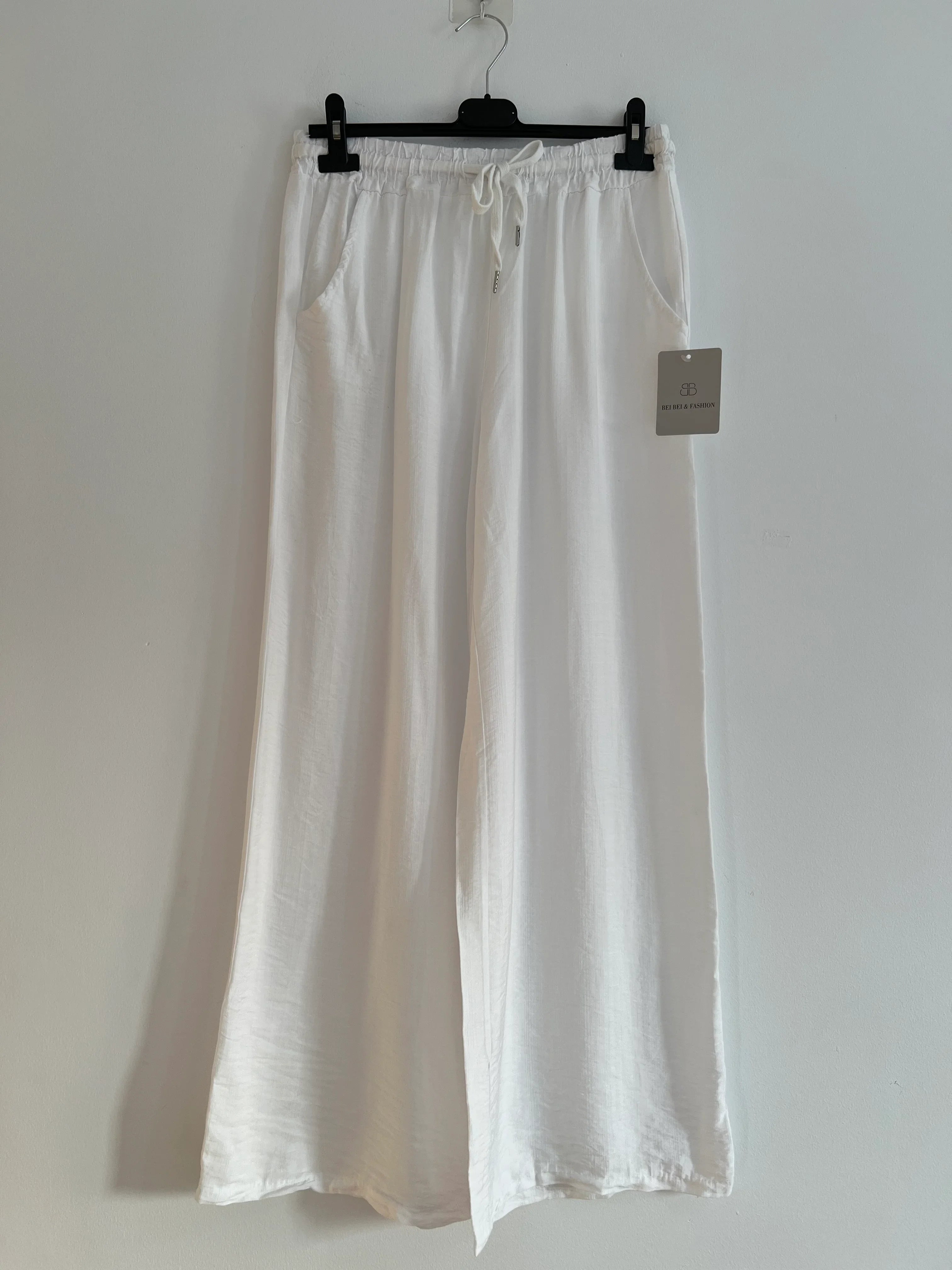 Pantalón largo blanco