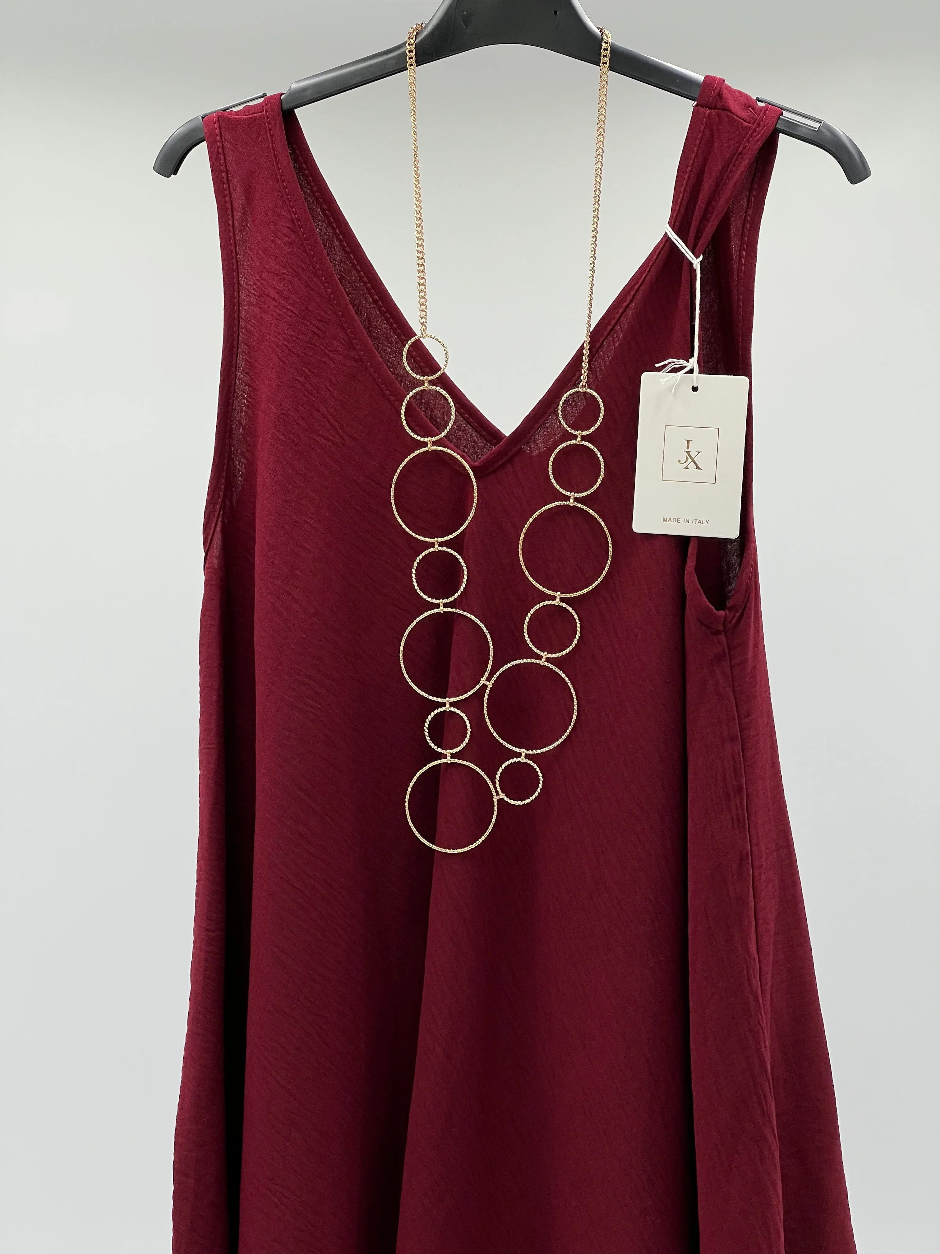 Blusa larga tirantes