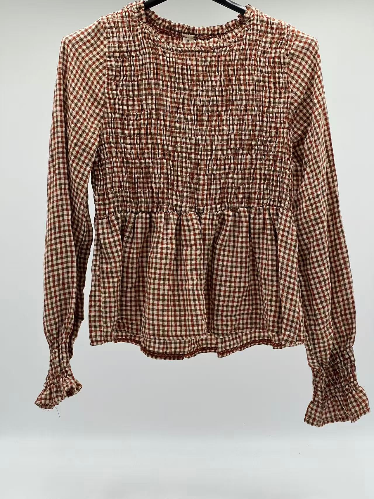 Blusa cuadro caldera