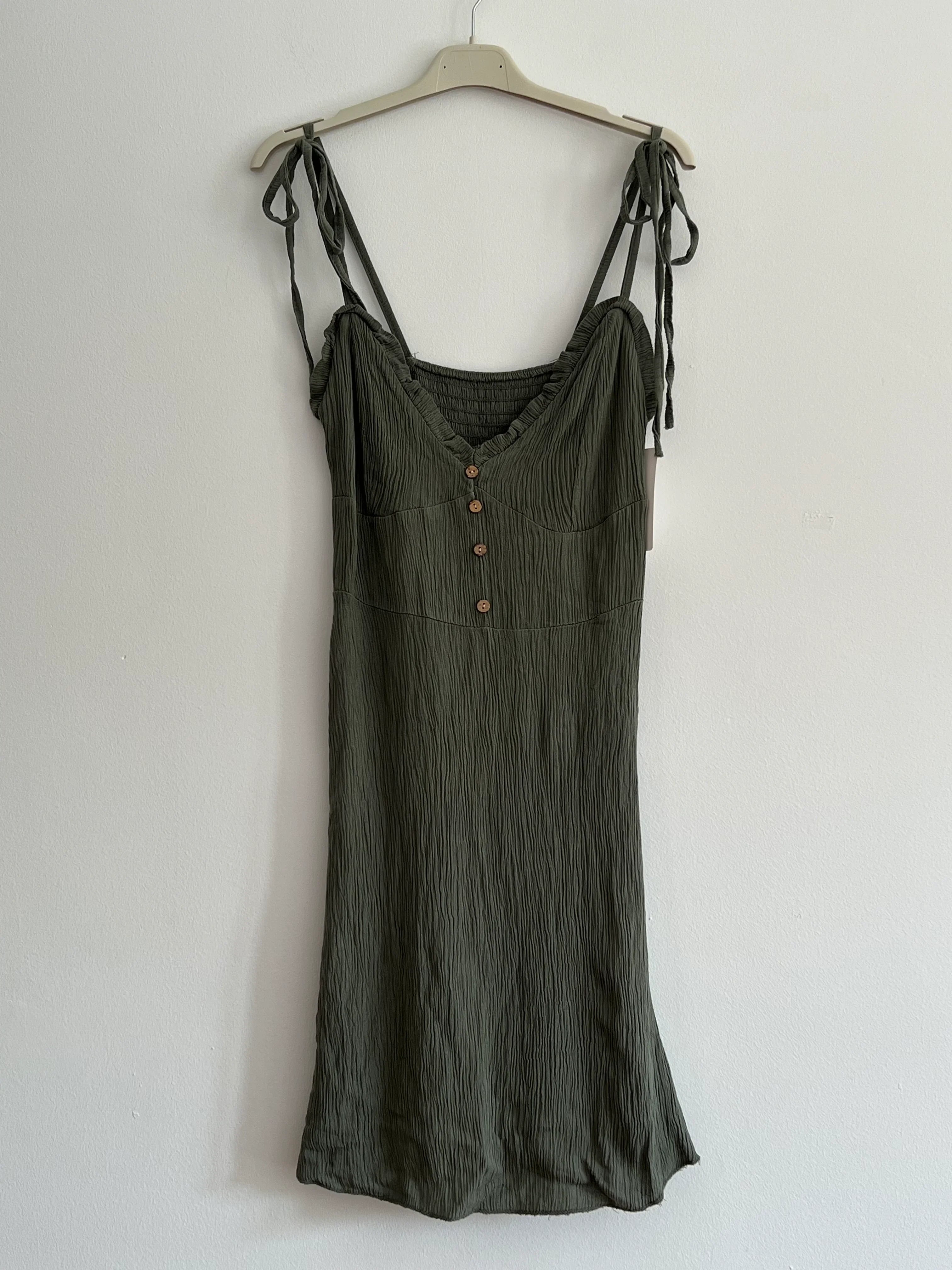 Vestido midi bambula tirantes