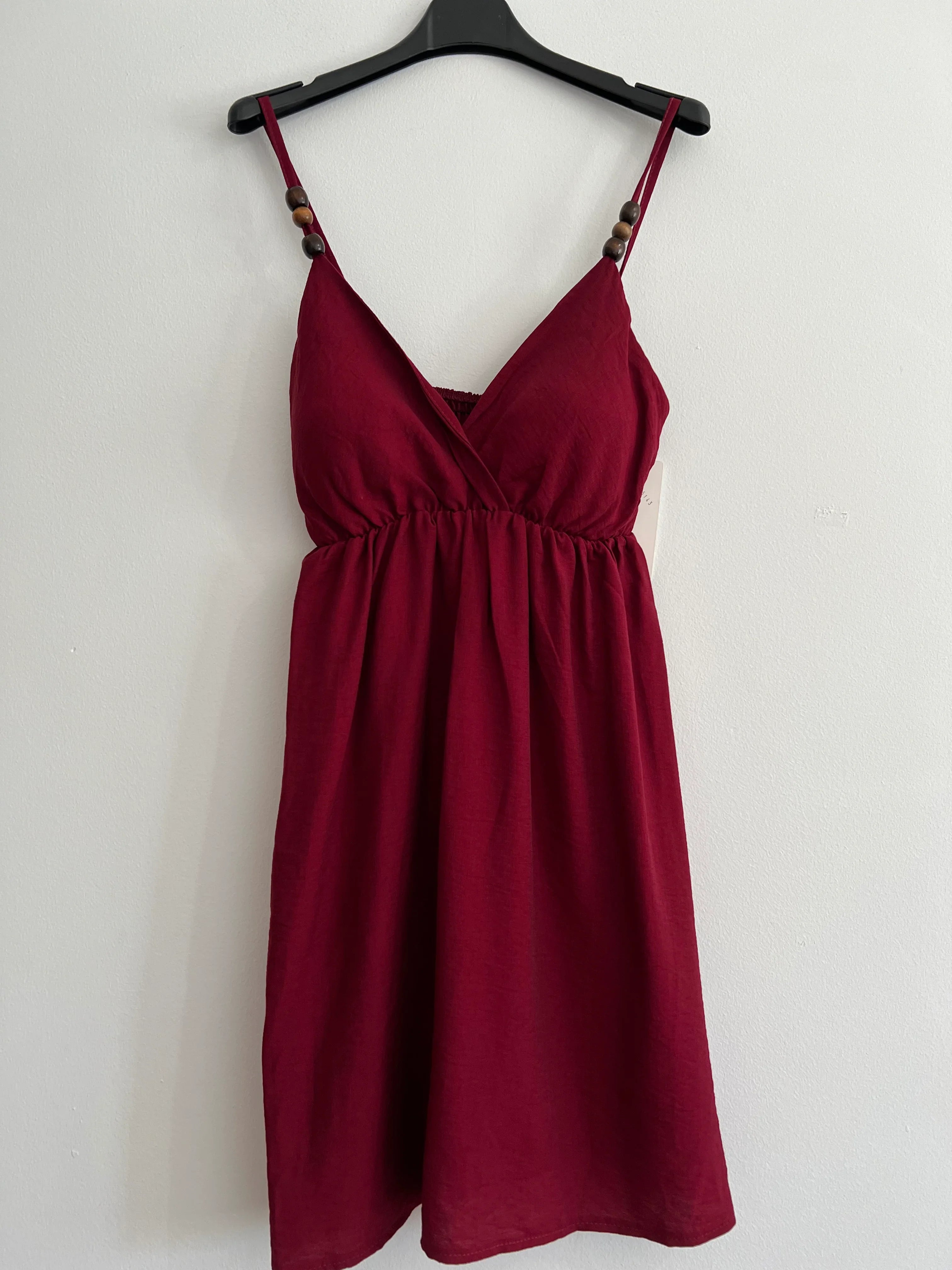 Vestido midi rojo