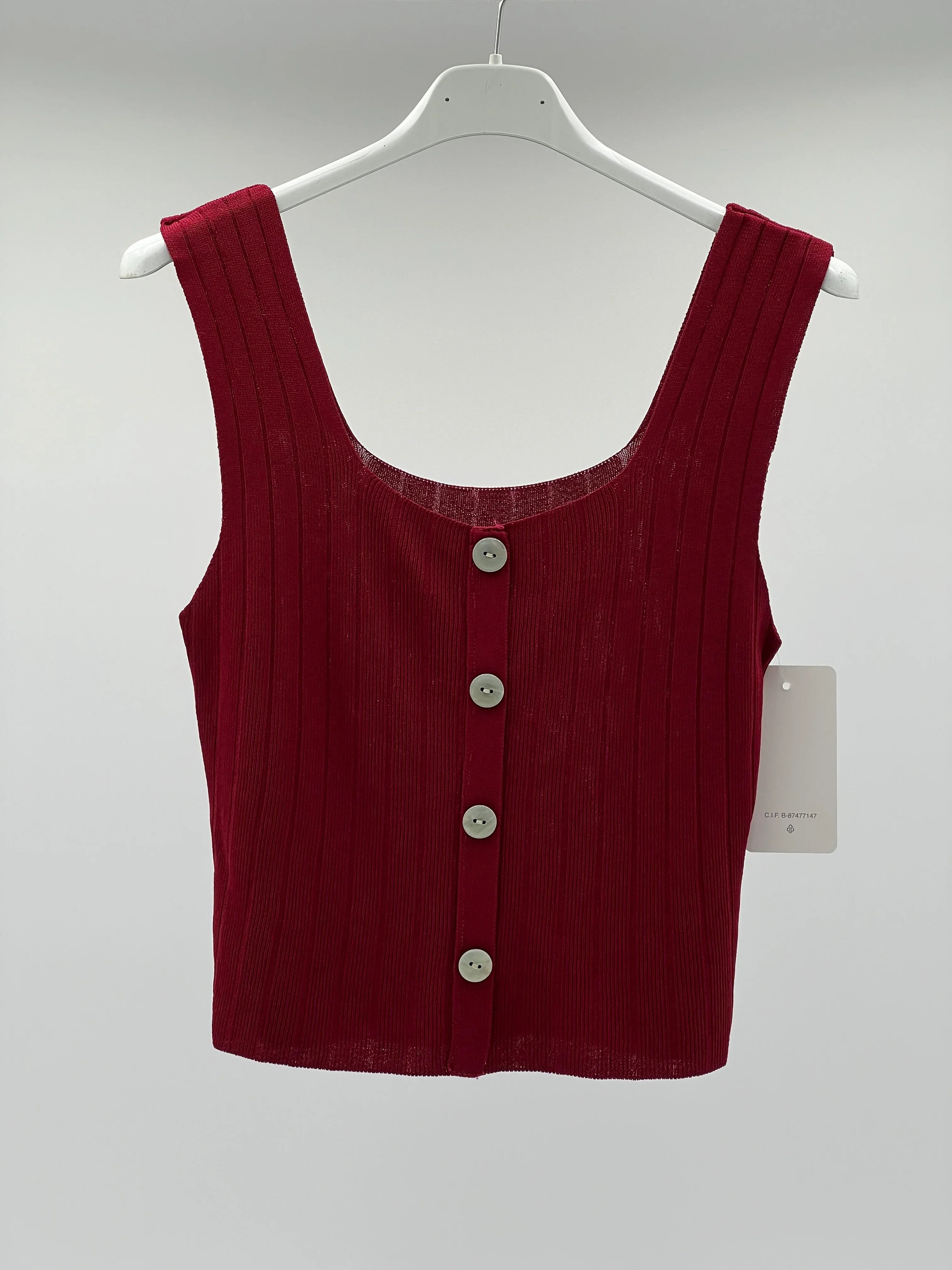 Top tirantes rojo