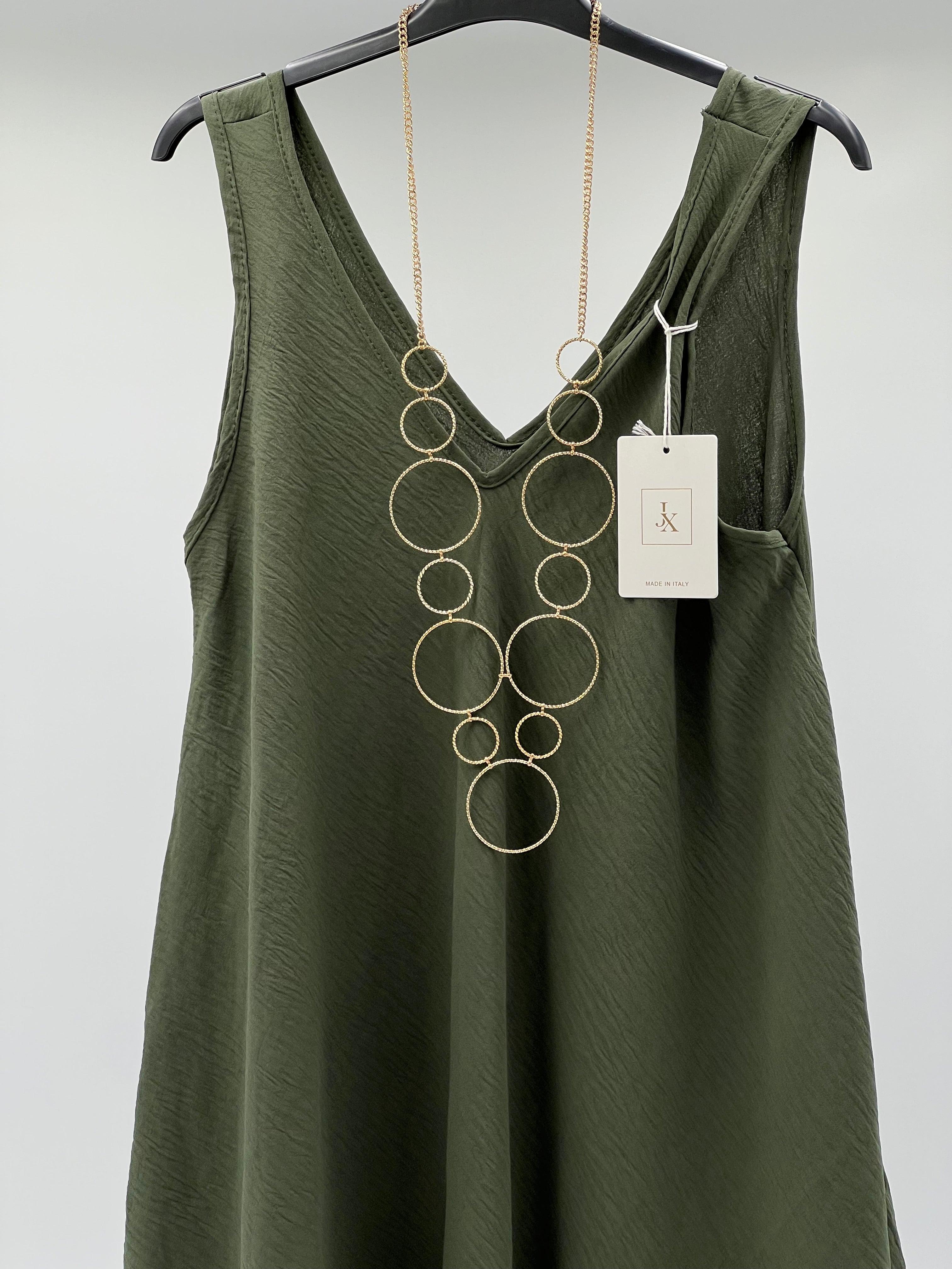 Blusa larga tirantes