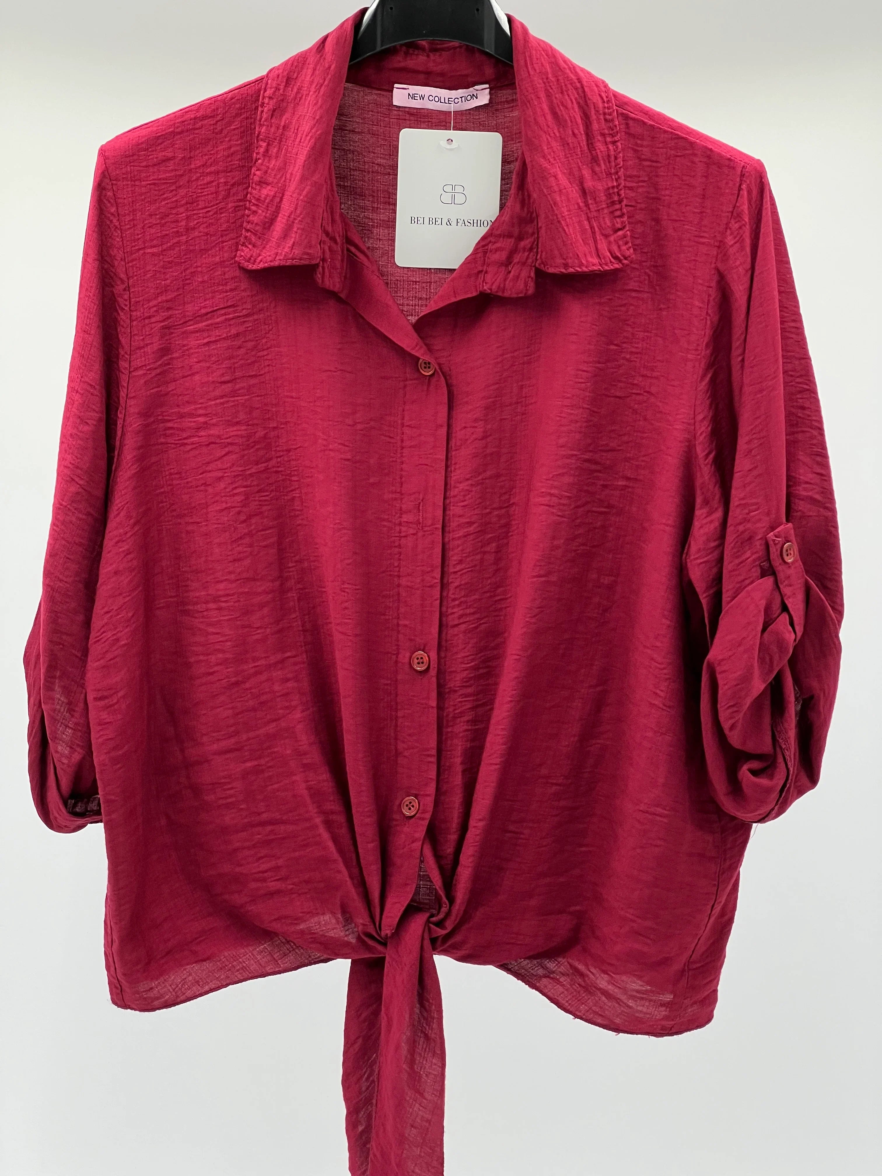 Camisa nudo roja