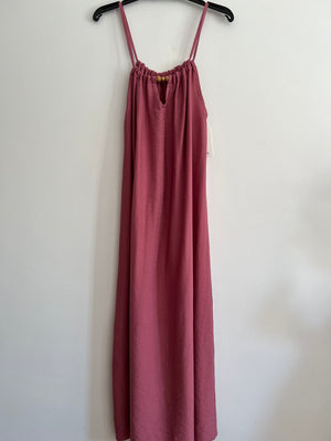 Vestido tirantes coral