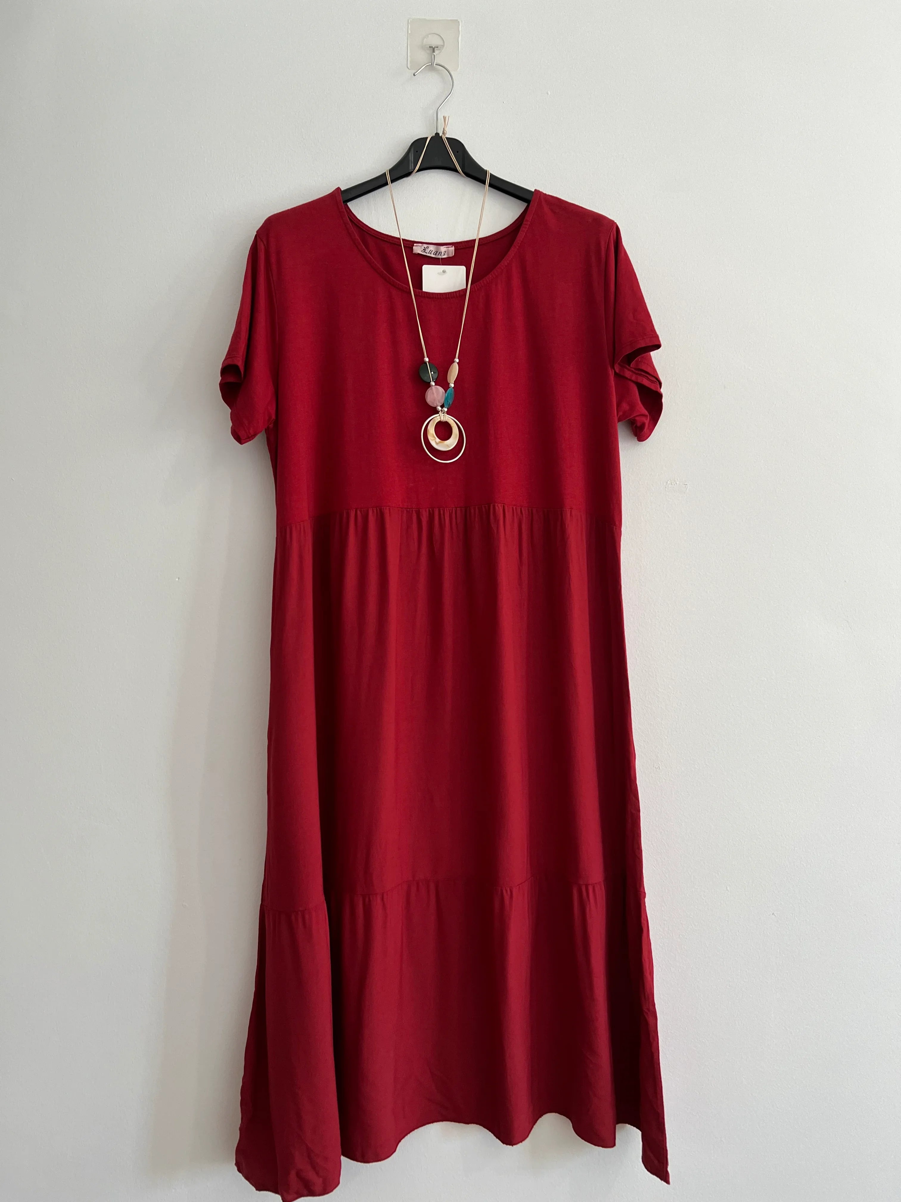 Vestido clásico básico largo