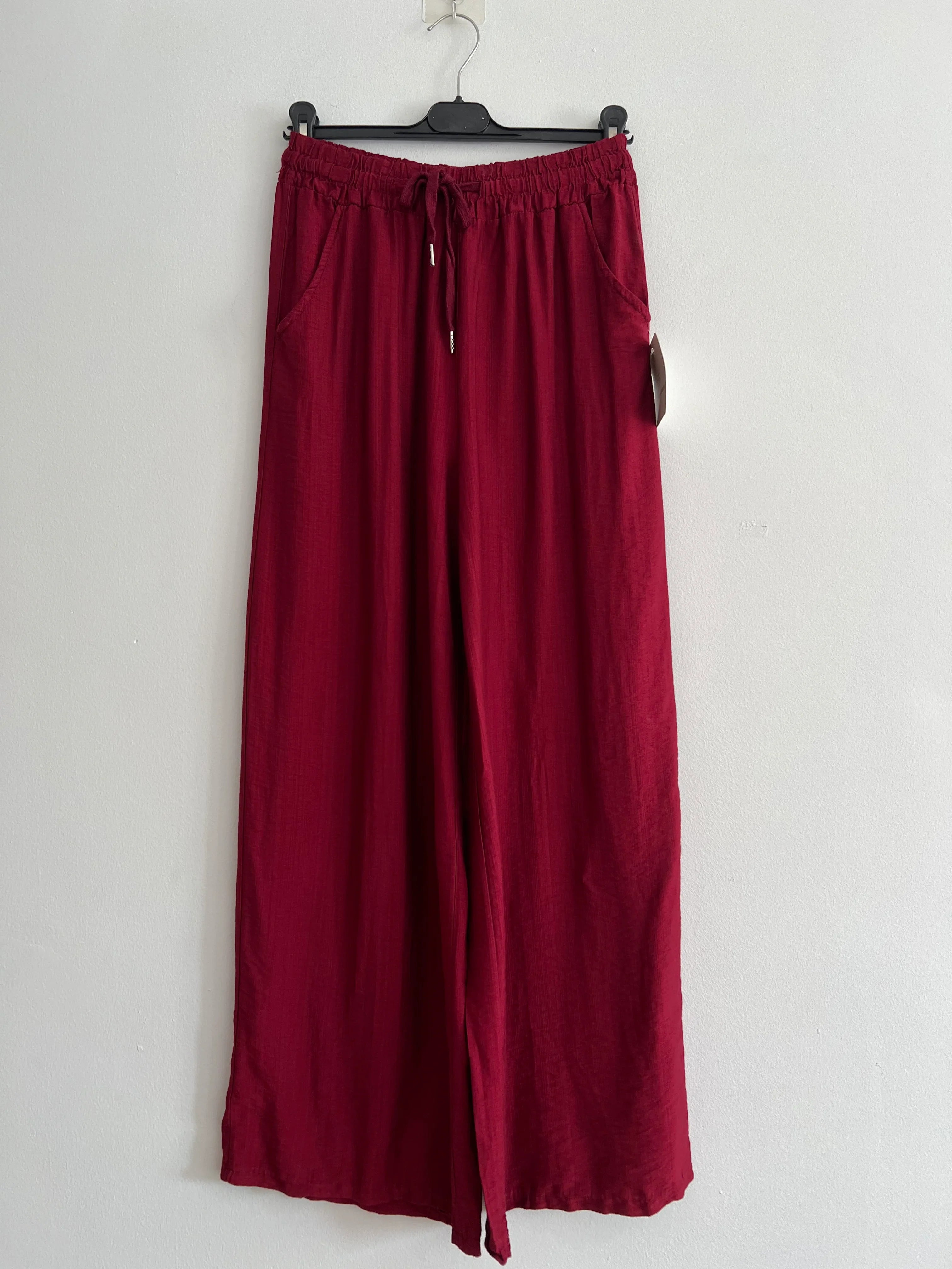Pantalón largo rojo