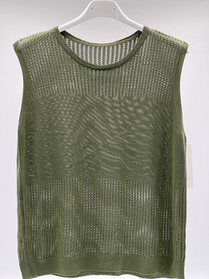 Jersey fino verde caqui