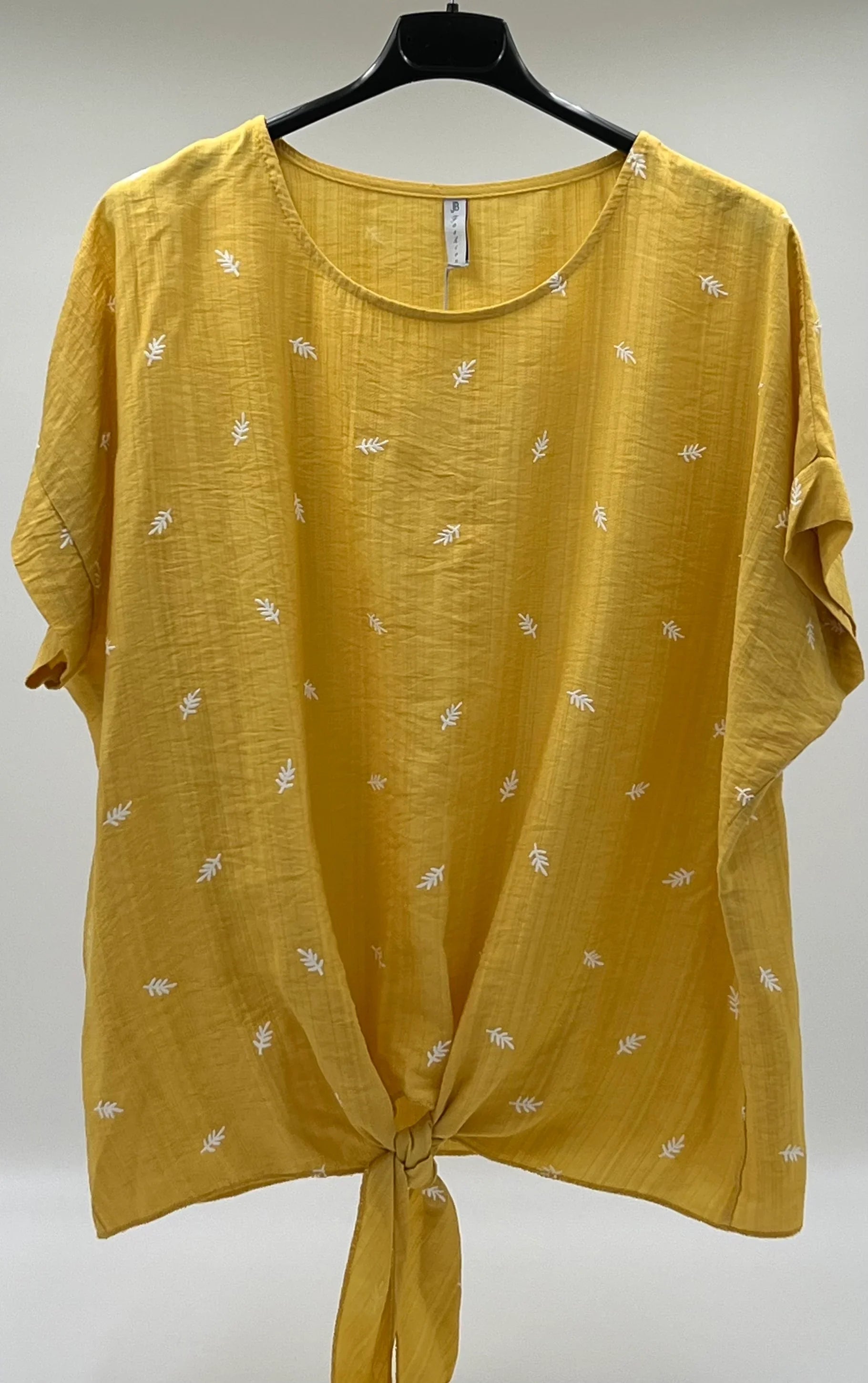 Camiseta estampado amarillo