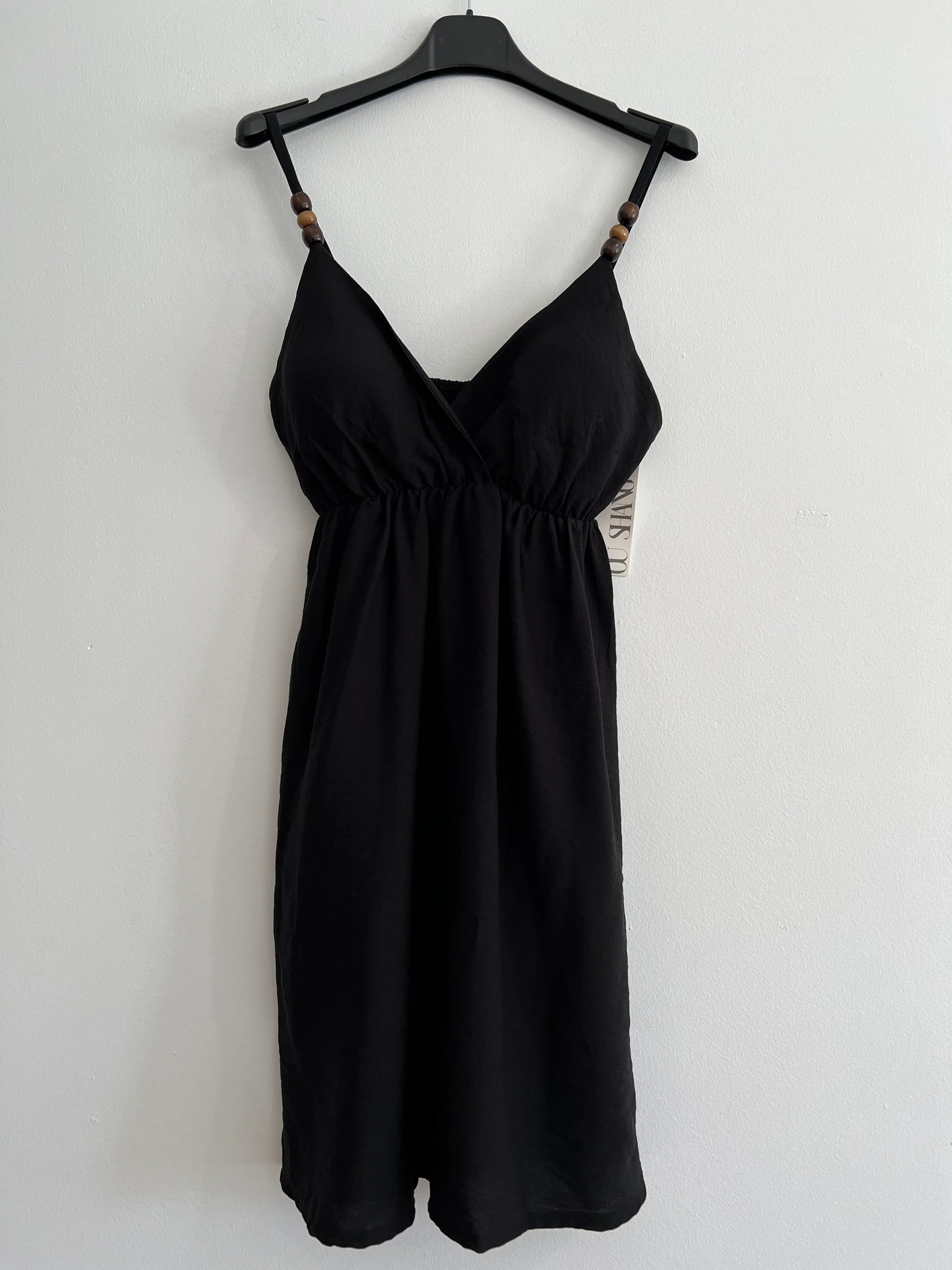 Vestido midi negro