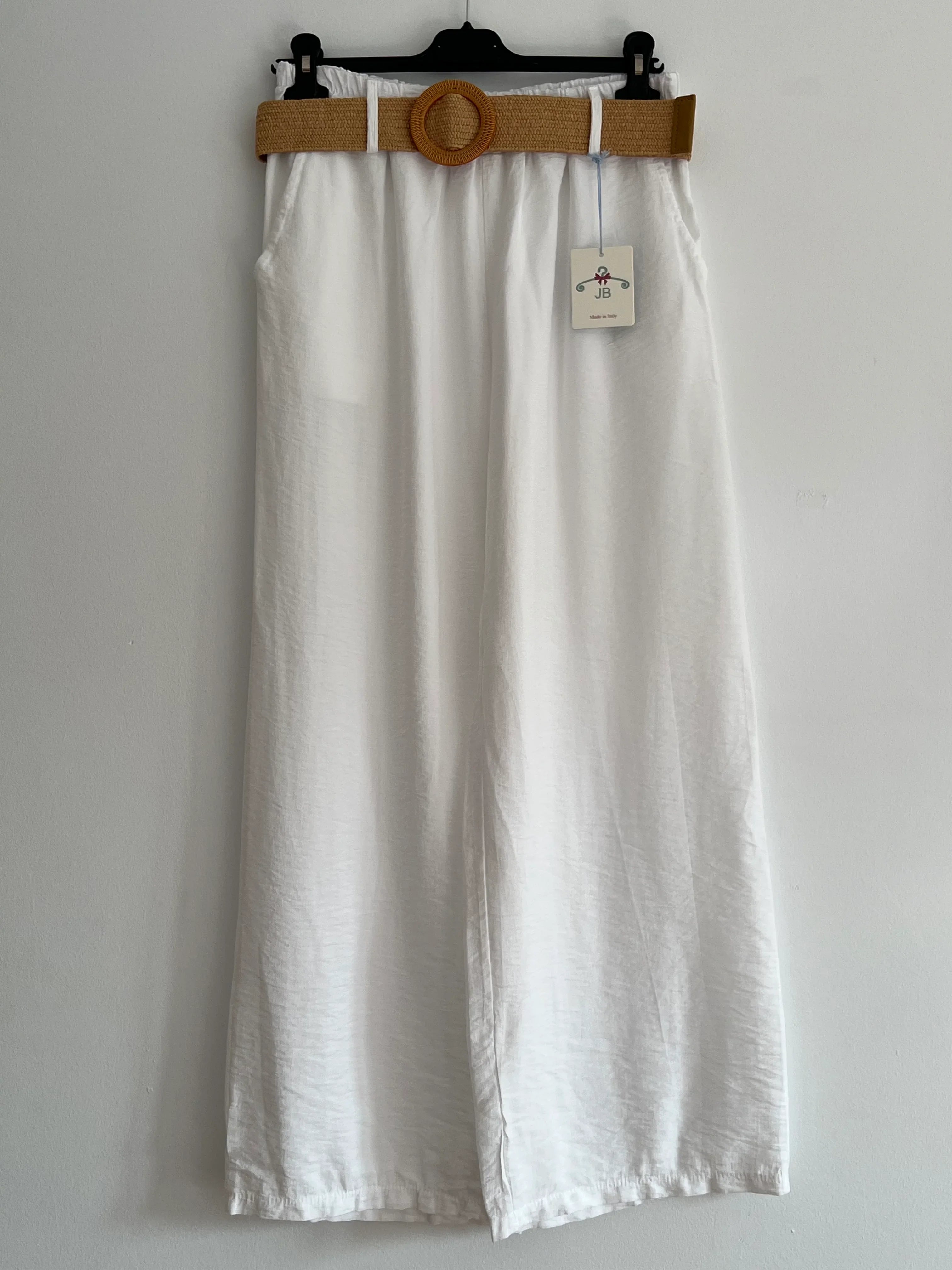 Pantalón largo blanco