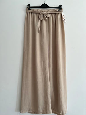 Pantalón pirata beige