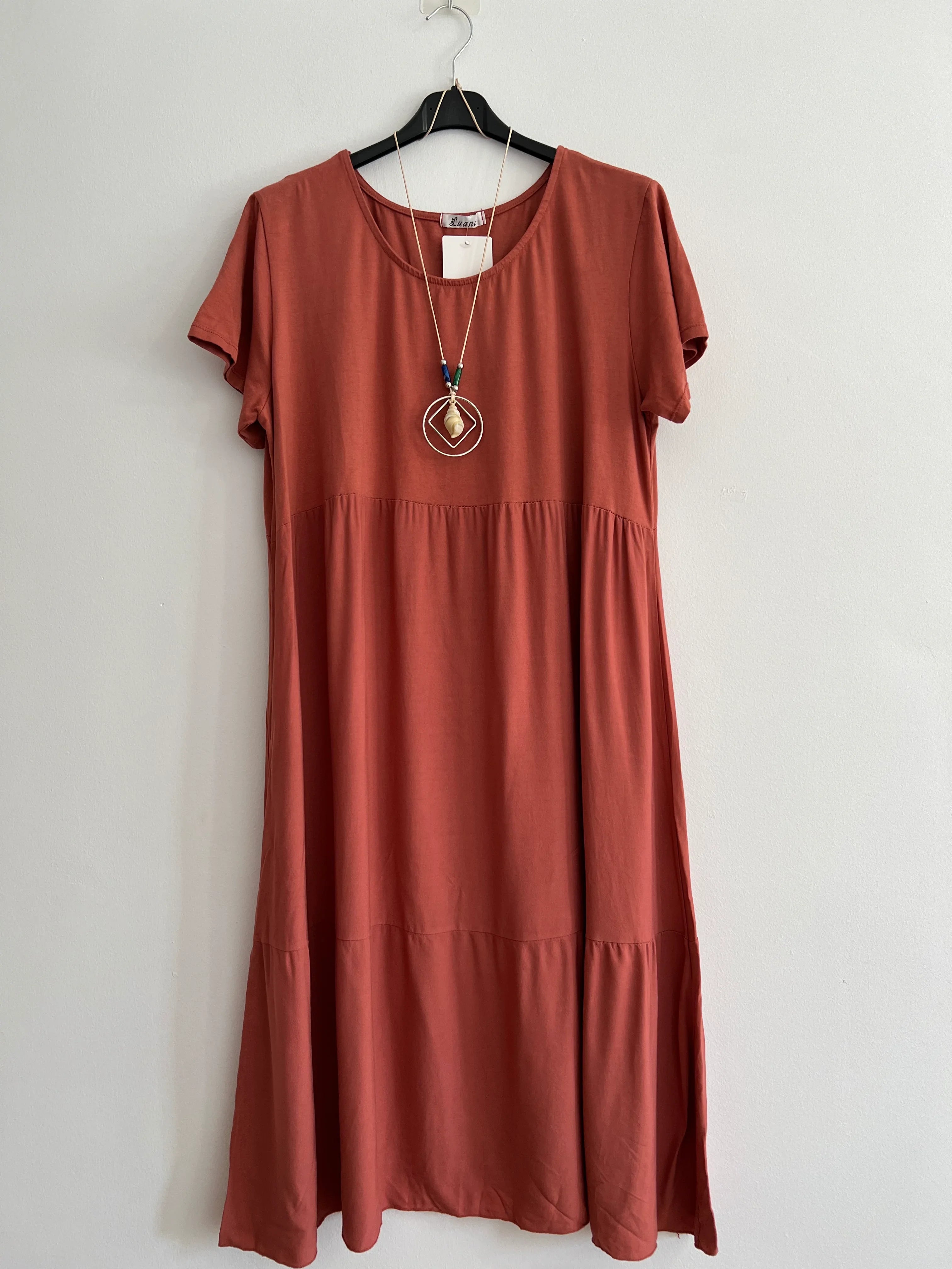 Vestido clásico básico largo