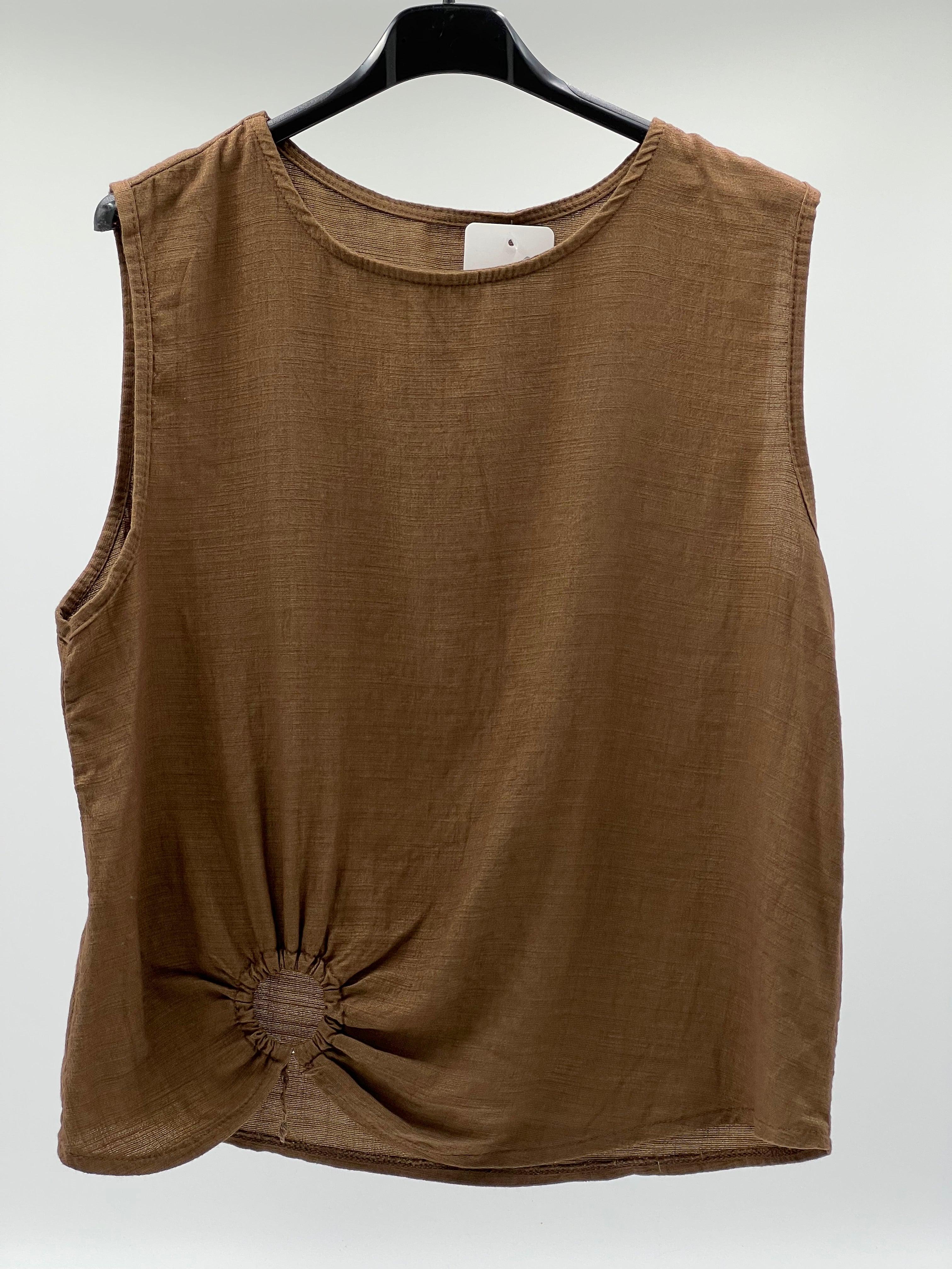 Blusa sin manga