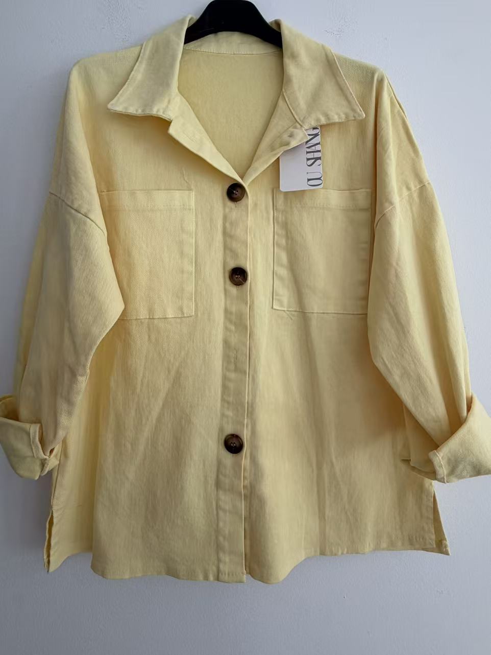 Chaqueta larga demin