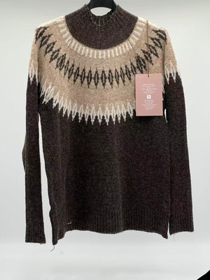 Jersey lana winter marrón chocolate