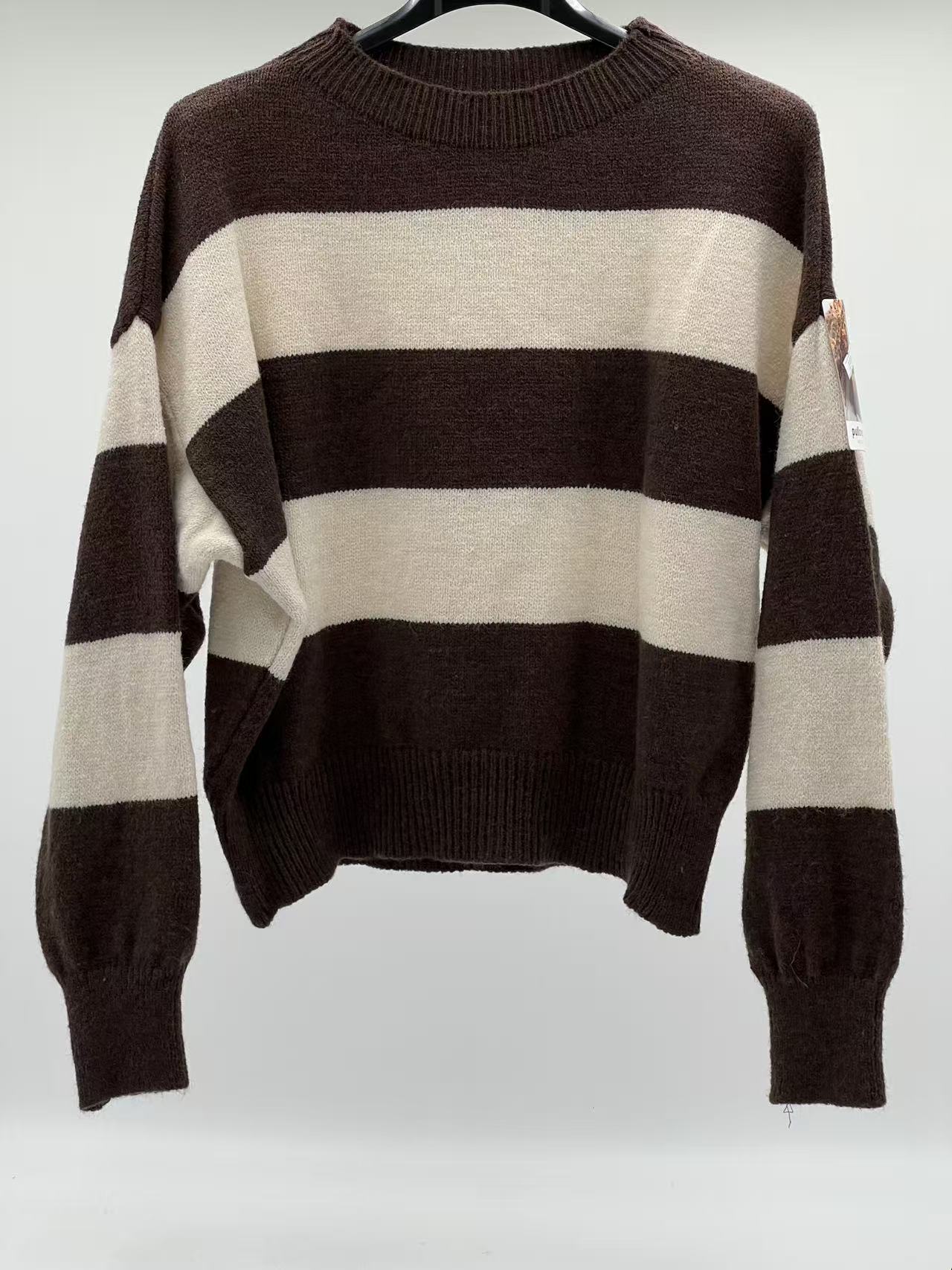 Jersey rayas marrón